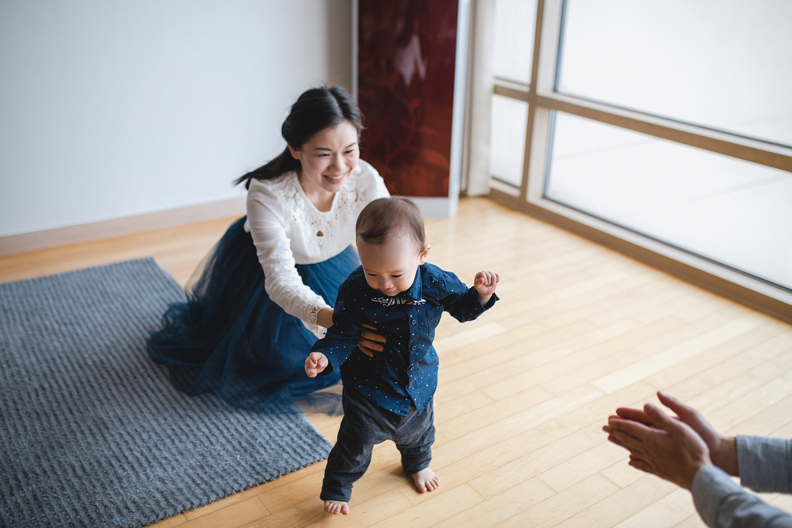 Vova — 1 year. Portrait photographer in South Korea Olga Lian