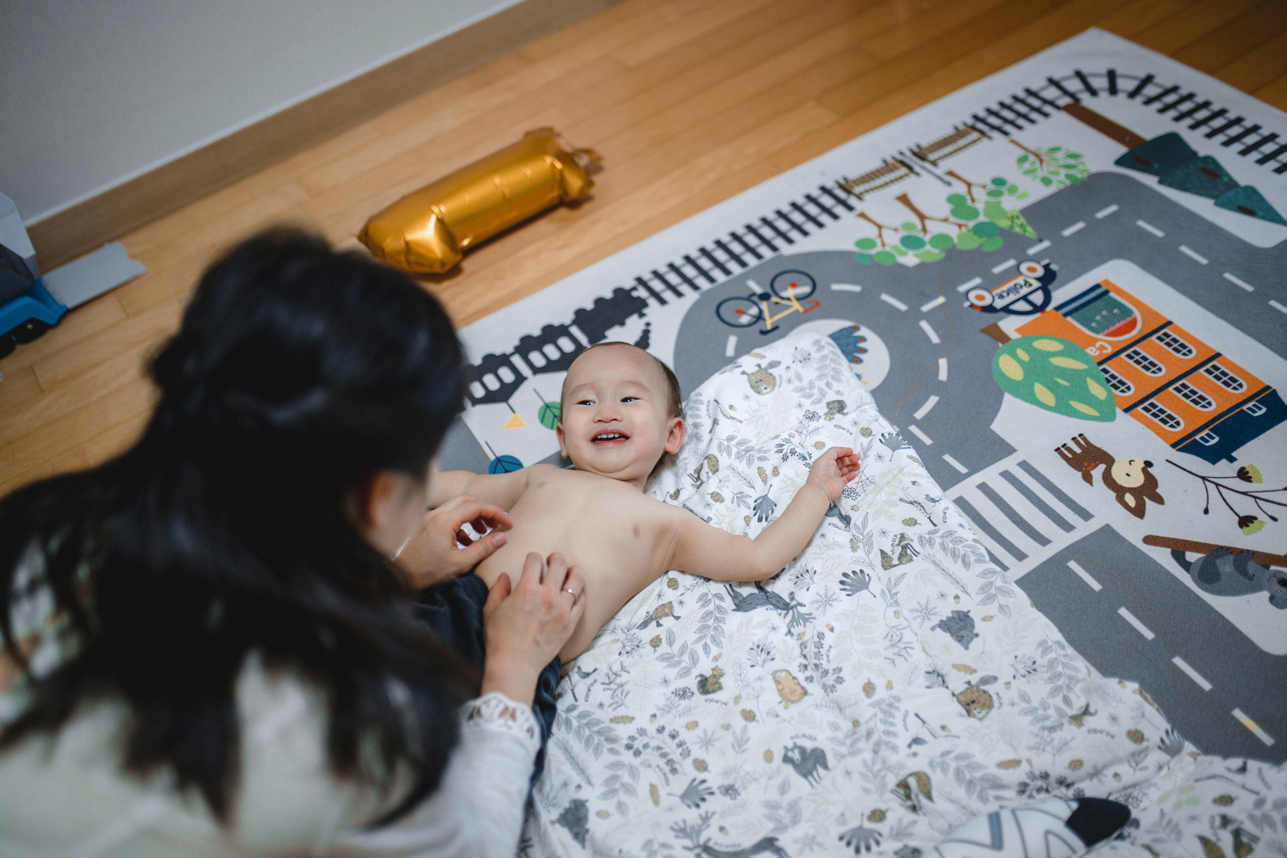 Vova — 1 year. Portrait photographer in South Korea Olga Lian