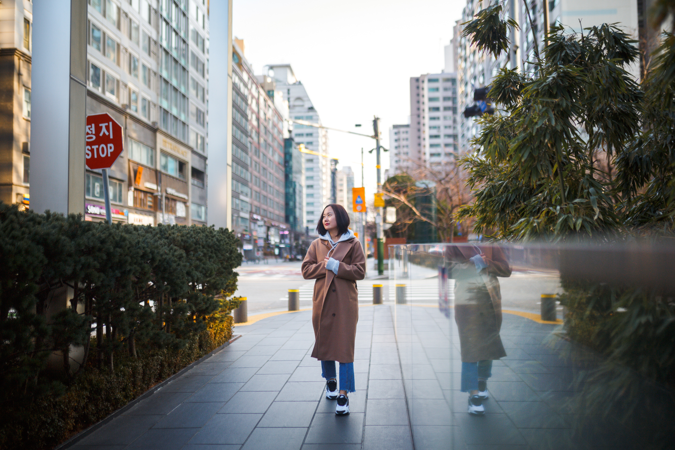 Валя. Вечерний Каннам. Портретный фотограф в Южной Корее Ольга Лян