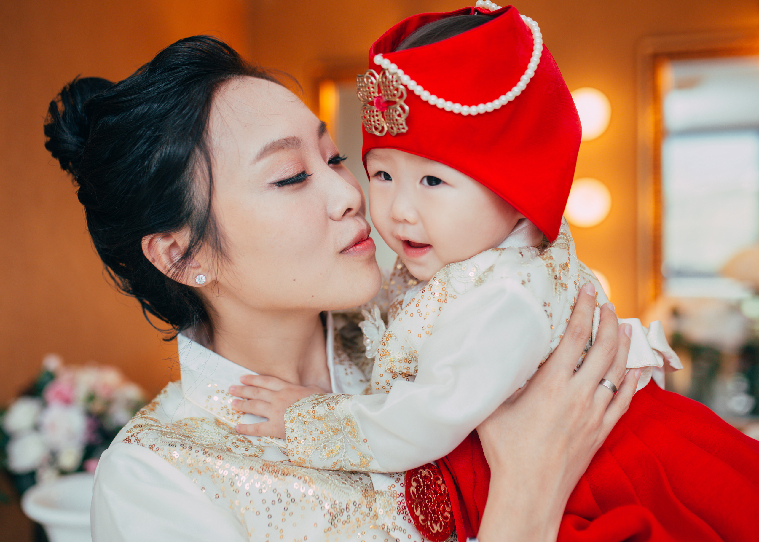 Алина — годик. Портретный фотограф в Южной Корее Ольга Лян