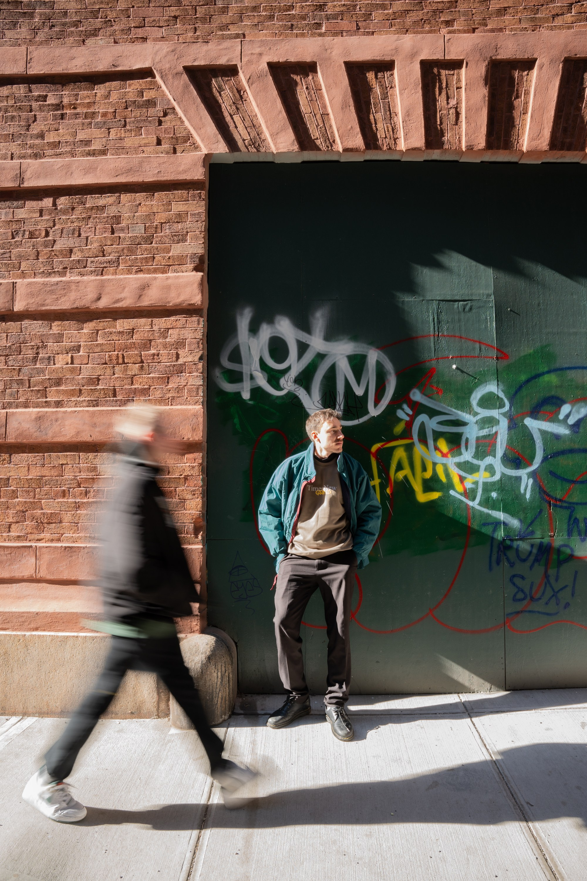 Advertising photo shoot for a clothing brand. Portrait and wedding photographer in New York