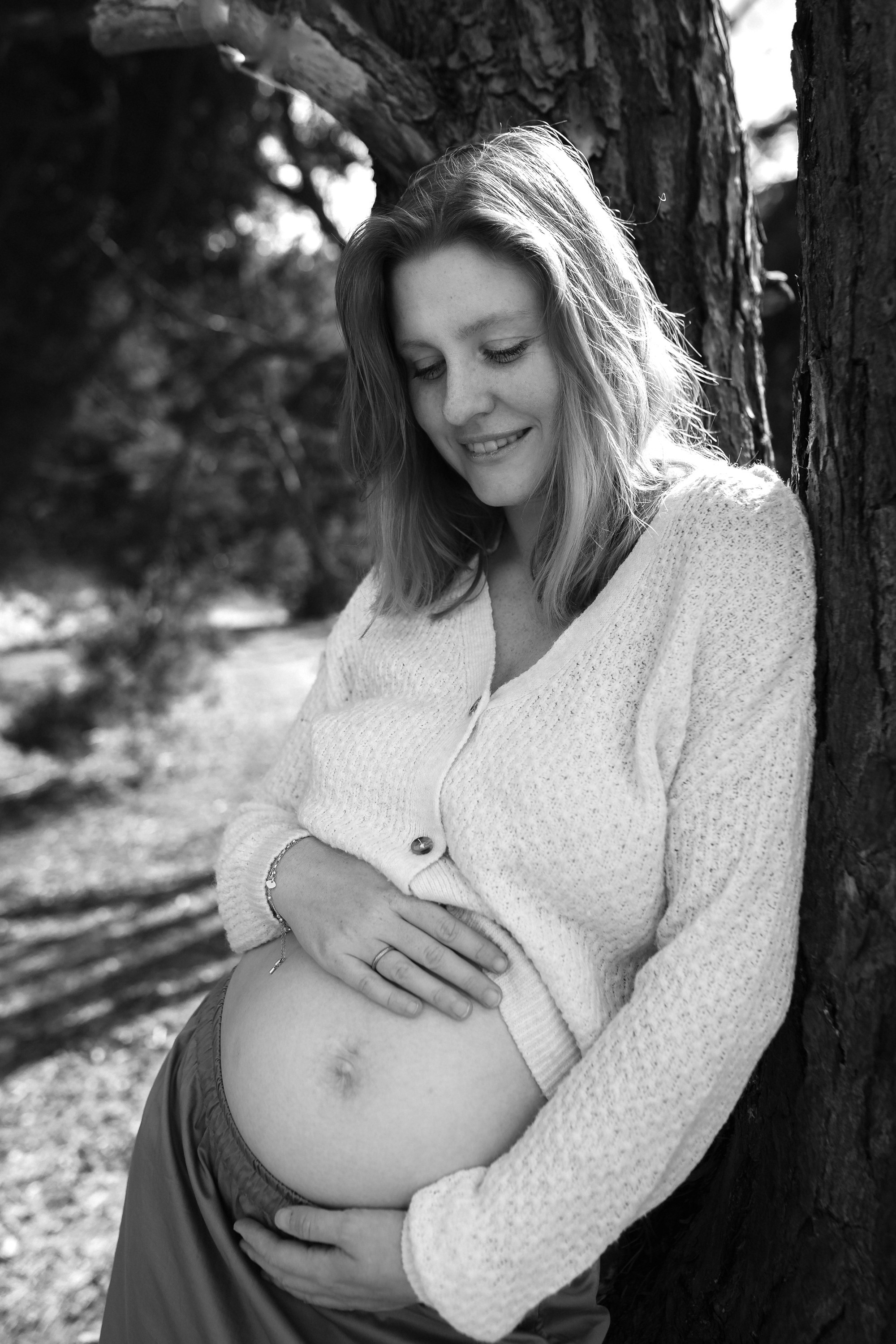 Babybauchshooting ganz natürlich in Delmenhorst und Umgebung 