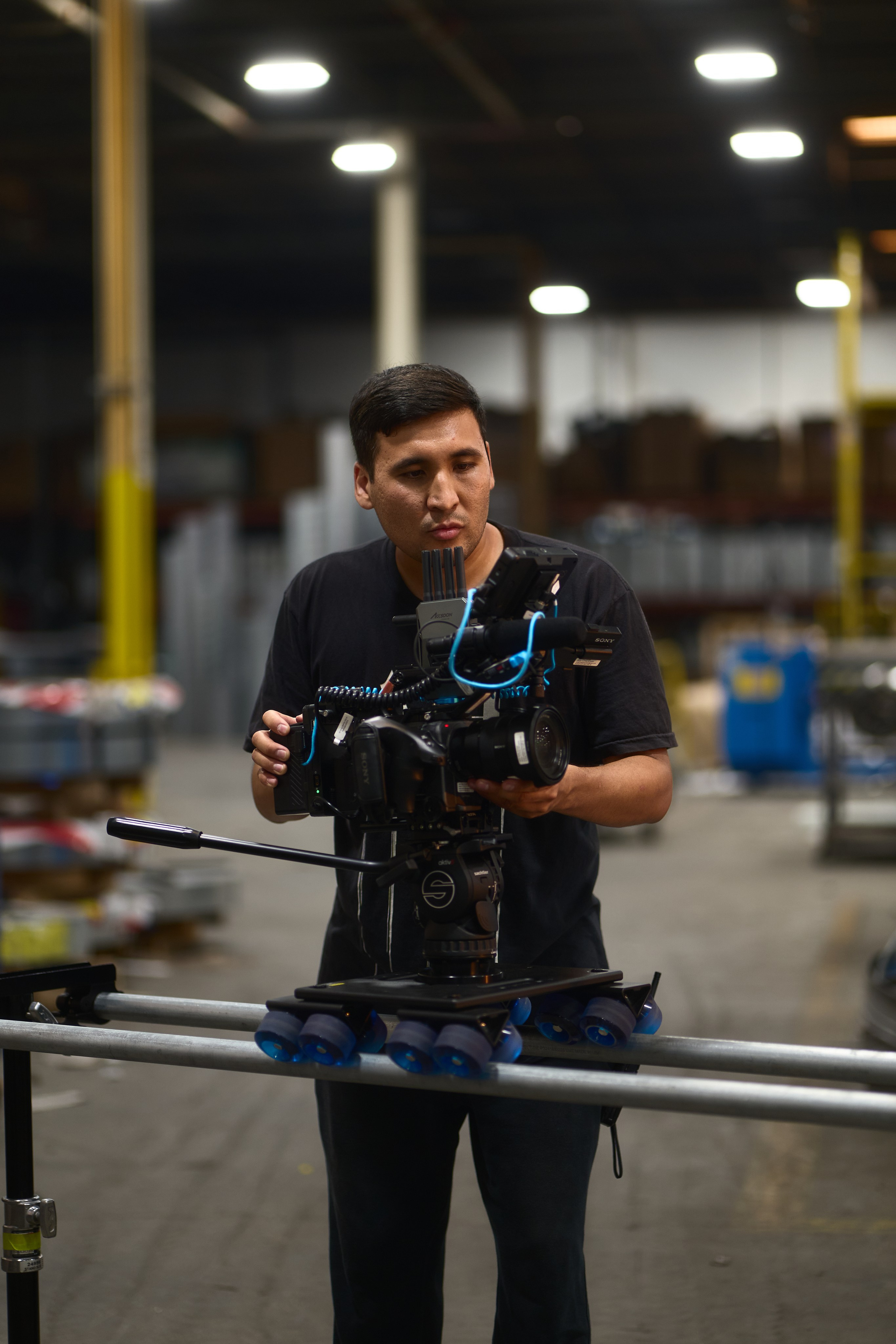 BTS for a comertial video shoot. Dan Meken