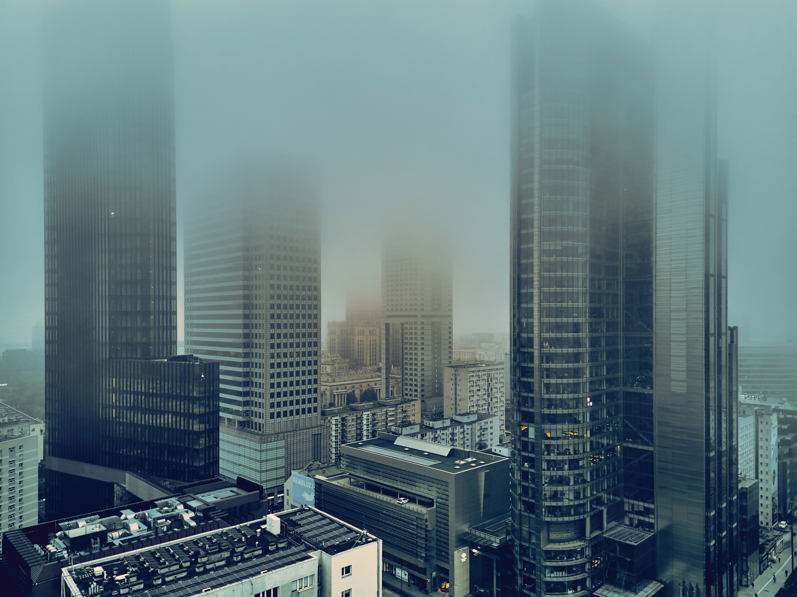 Lotnicza dronowa fotografia Warszawy - Miasto widziane z lotu ptaka. Андрей Шипилов — Фотография & Видеография