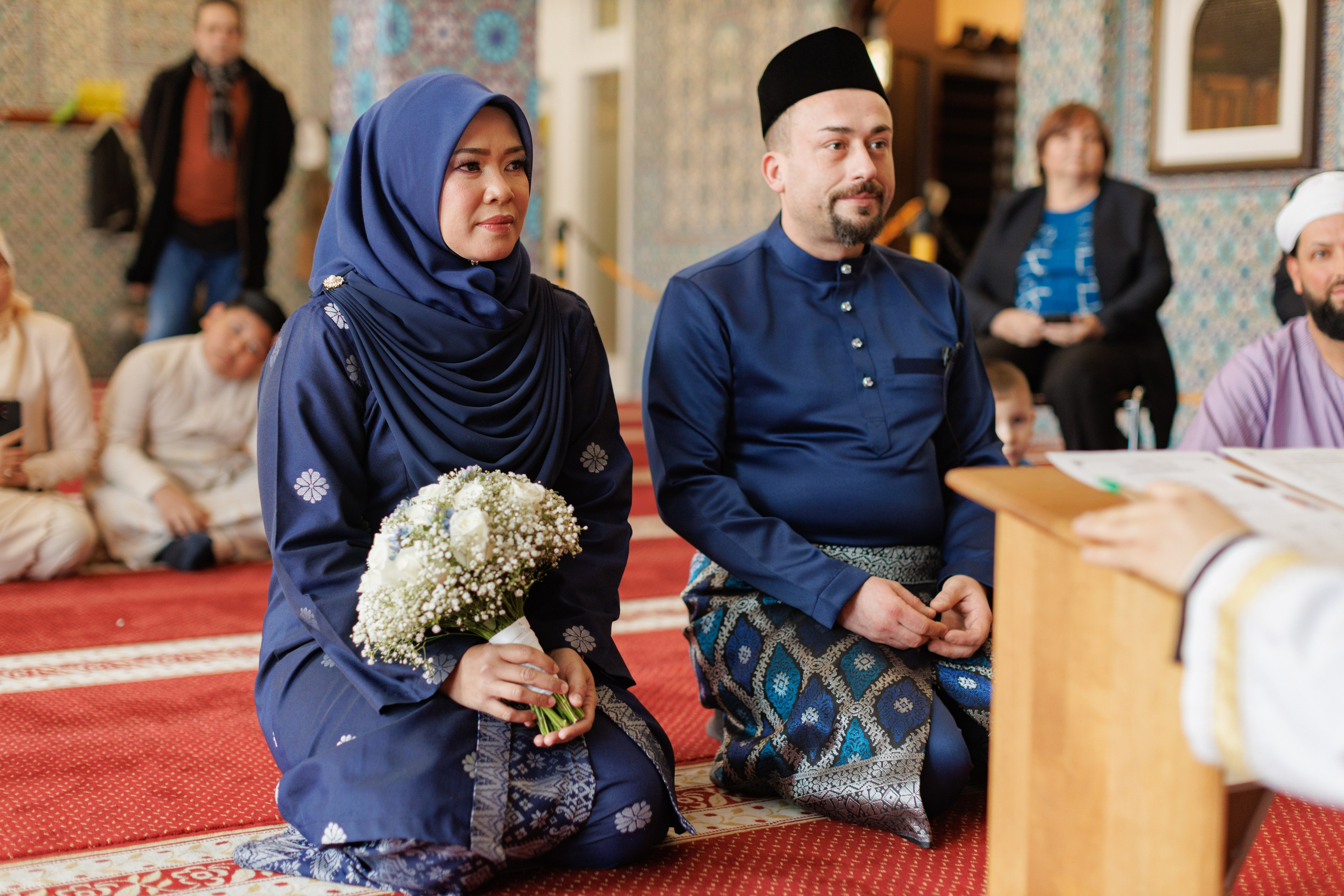 Hochzeitsfotografie in der Zentralmoschee Hamburg | Interkulturelle Harmonie & Architektonische Schönheit. Hochzeitsfotograf und Hochzeitsvideograf aus Hamburg | Roka21Film