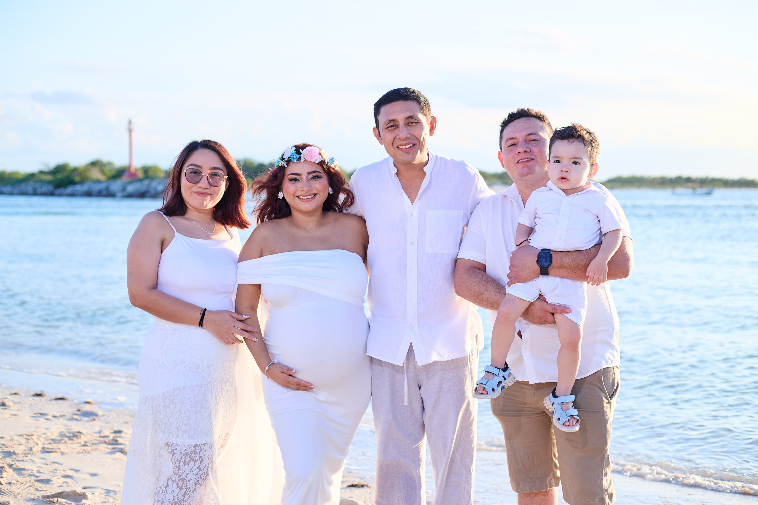 Suleymi y Familia. Christian Ku fotógrafo en Mérida, Yucatán