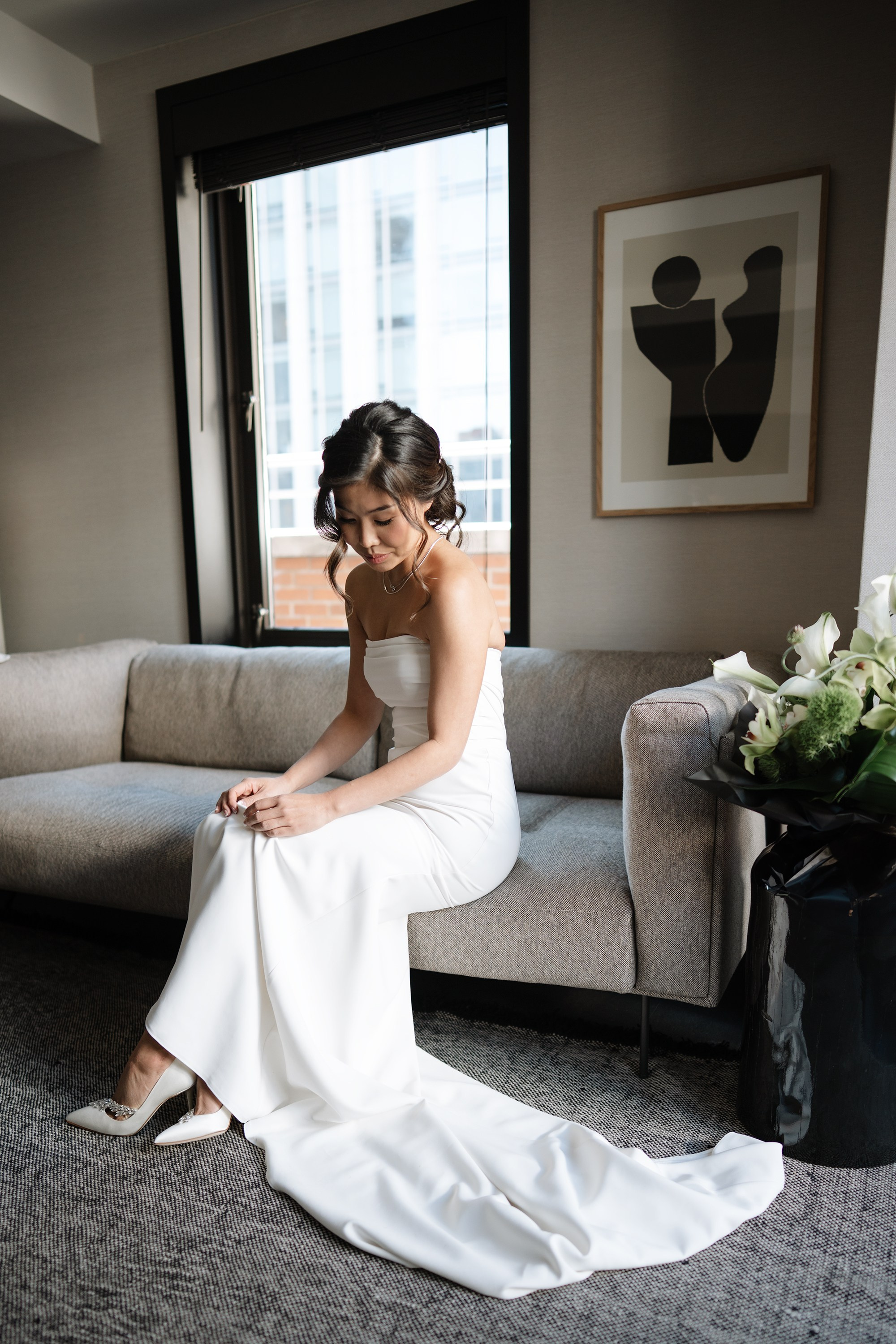 Elegant Wedding Shoot in New York. Portrait and wedding photographer in New York