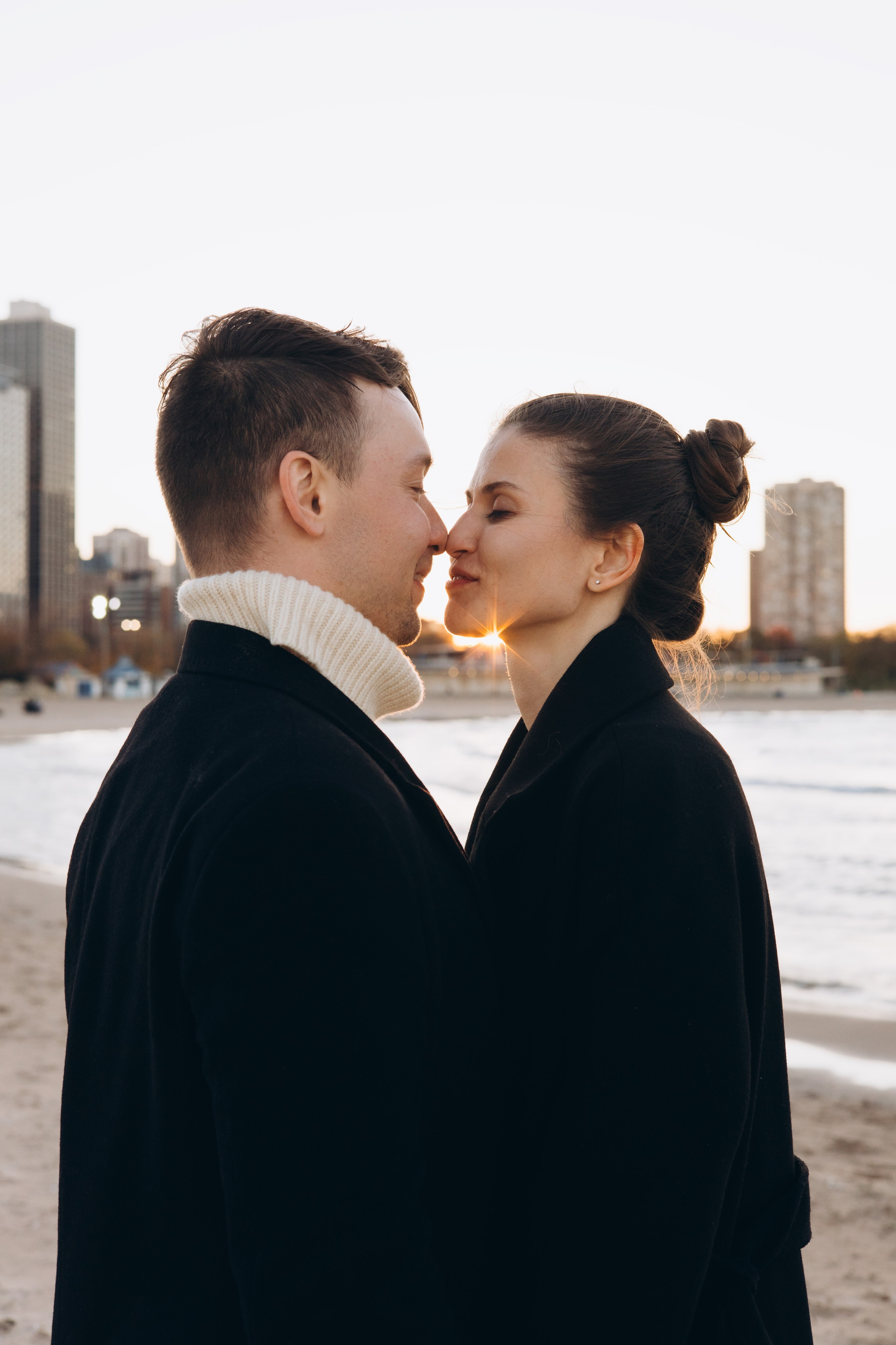 North Lake Shore Proposal — Chicago Photographer — Margarita Chudinova