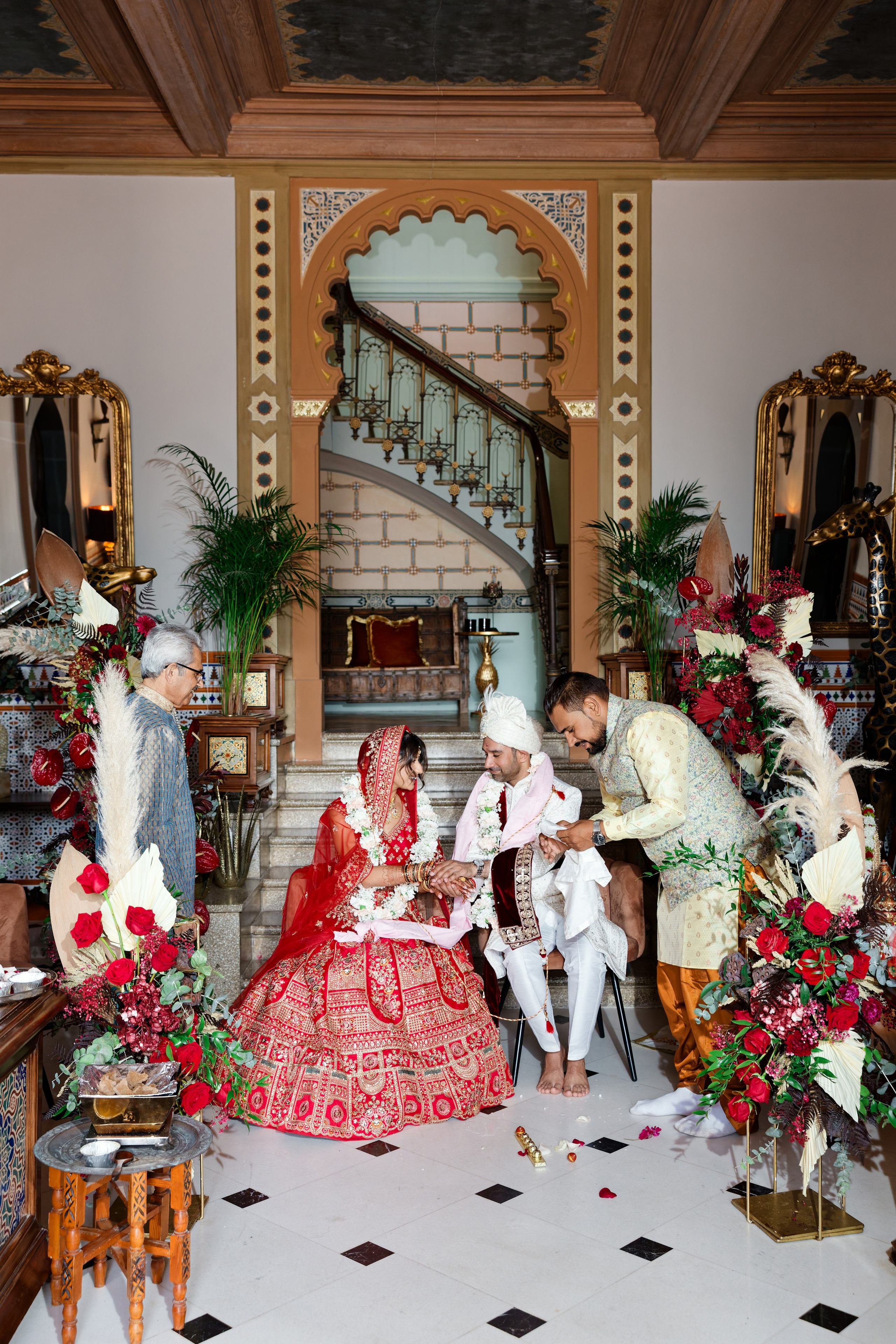 Indian wedding at Gran Villa Rosa, Barcelona