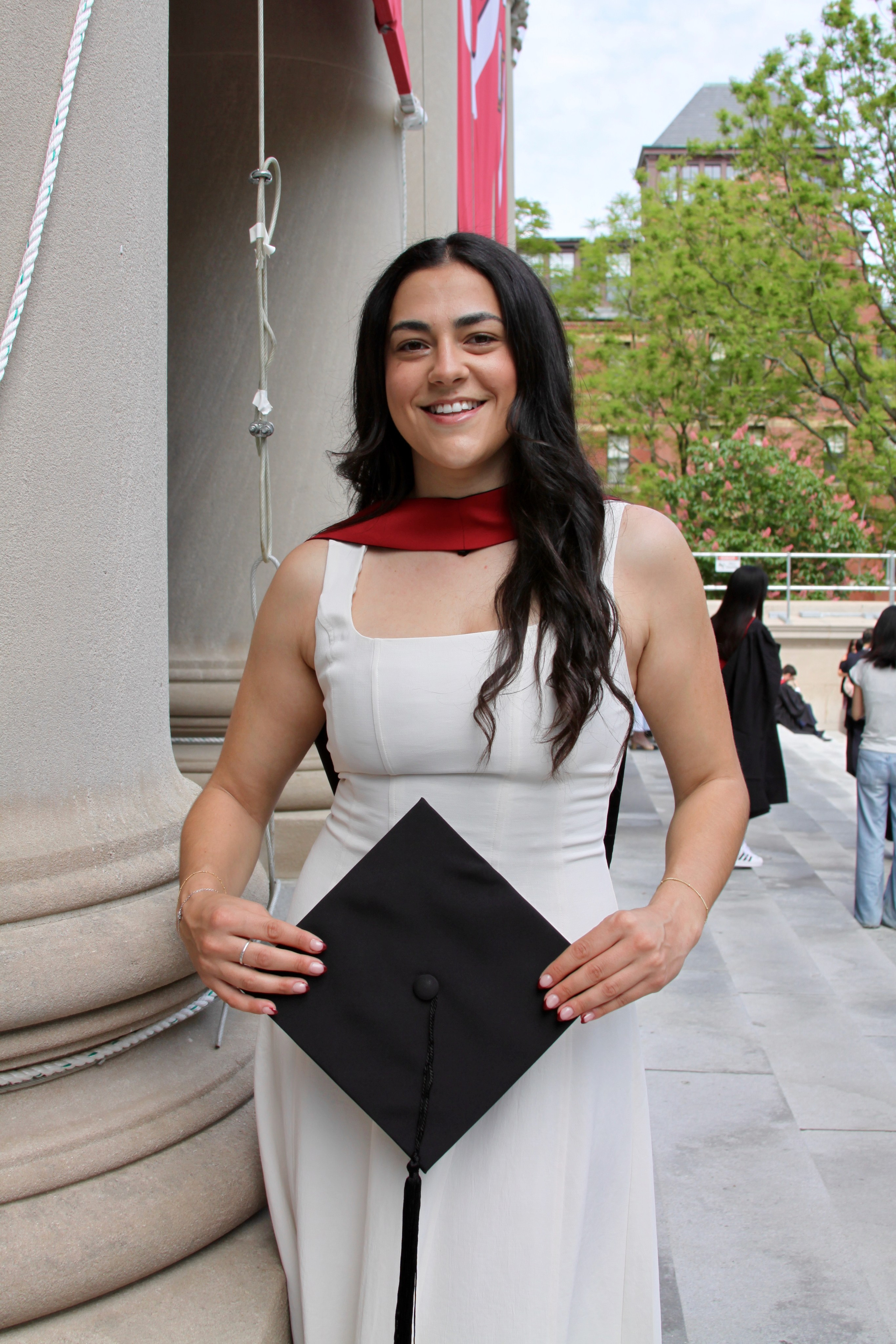 Masters graduation with Talia (group shoot). Kelly Sang, graduation and portrait photographer in Boston