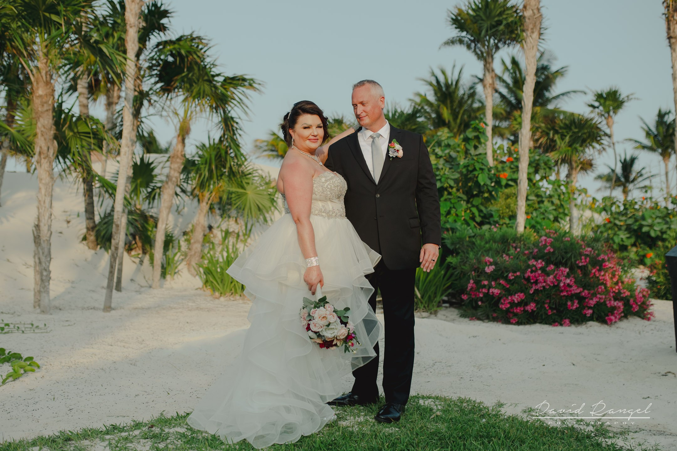 Heather and Benjamin on their destination wedding at Royalton Riviera Cancun. Destination wedding photographer based in Cancun and Riviera Maya with service worldwide