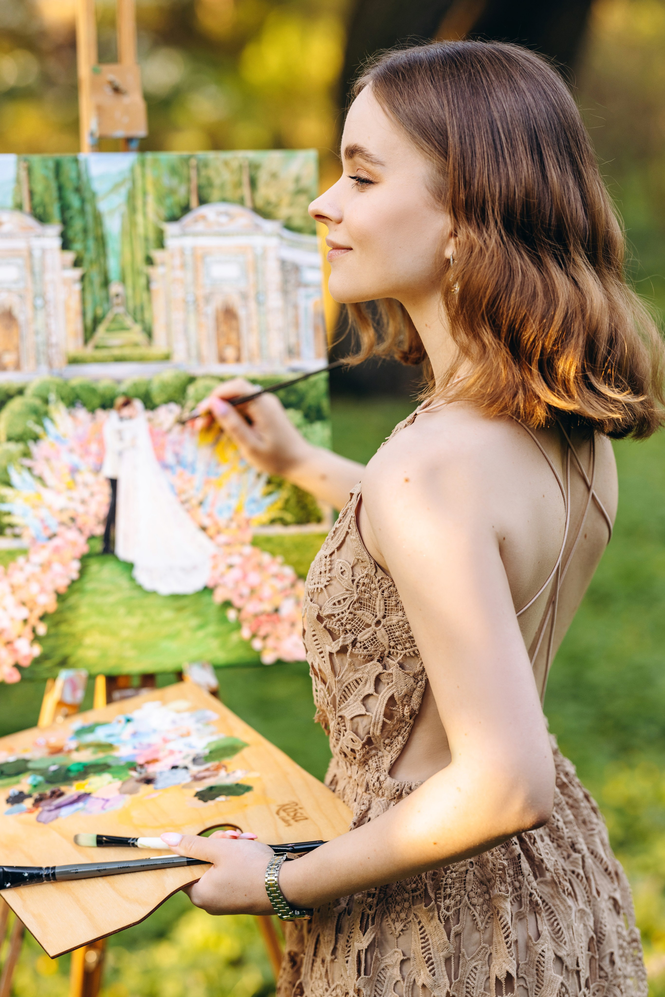 Ceremonial Painting. InnaIllustrator