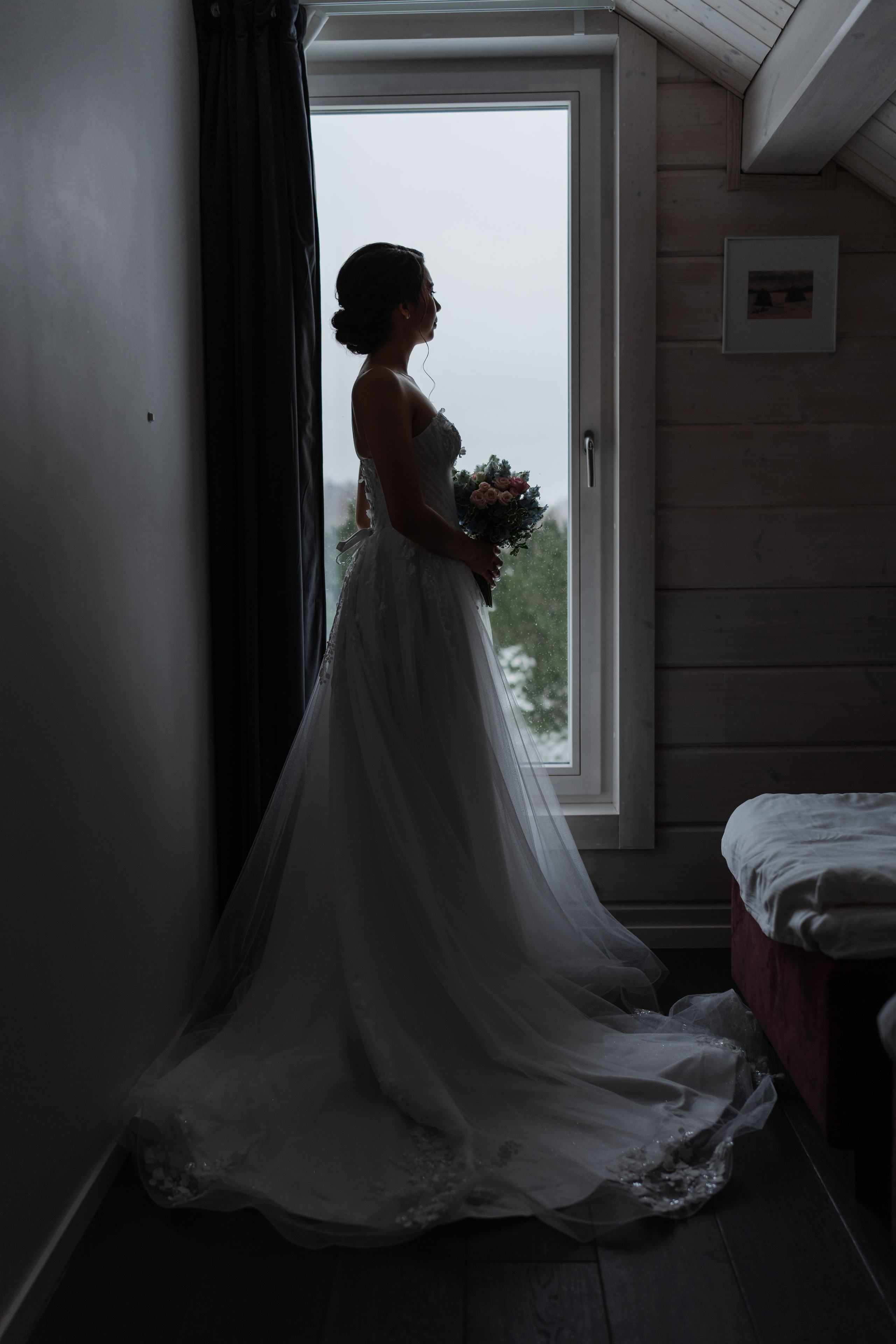 Winter bryllup. Bryllupsfotograf i hele Norge