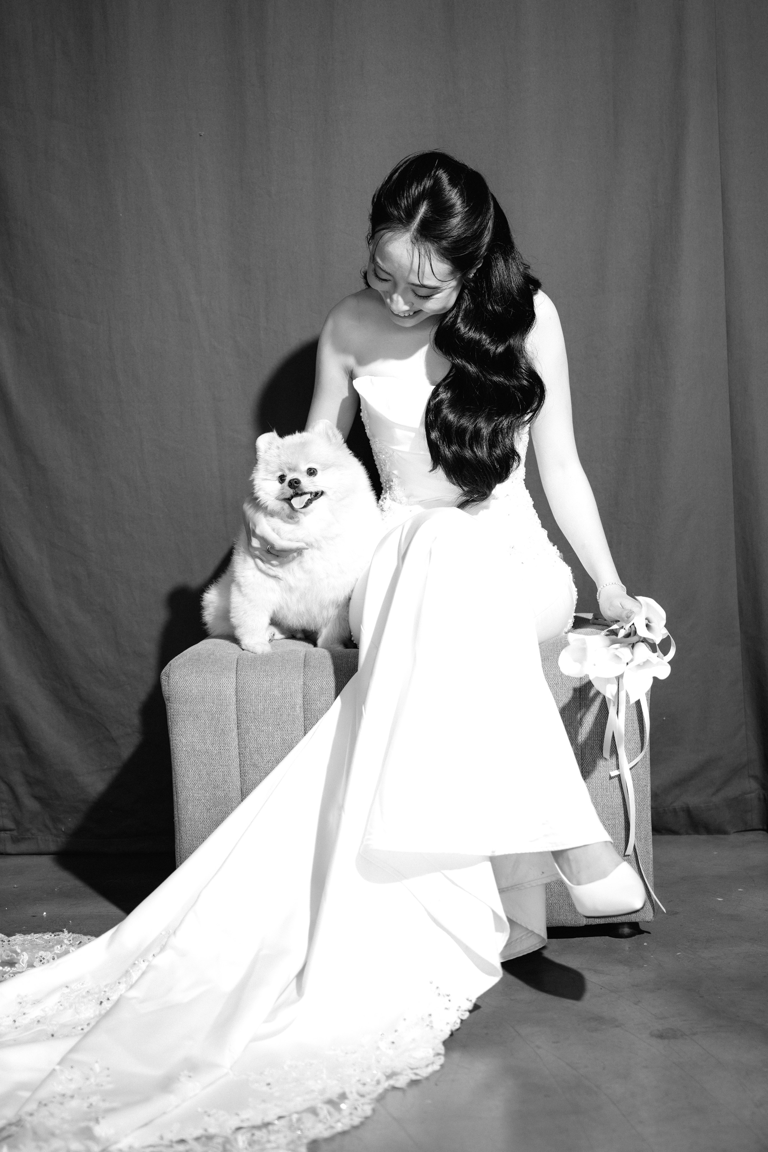 N.A wedding photoshoot in studio