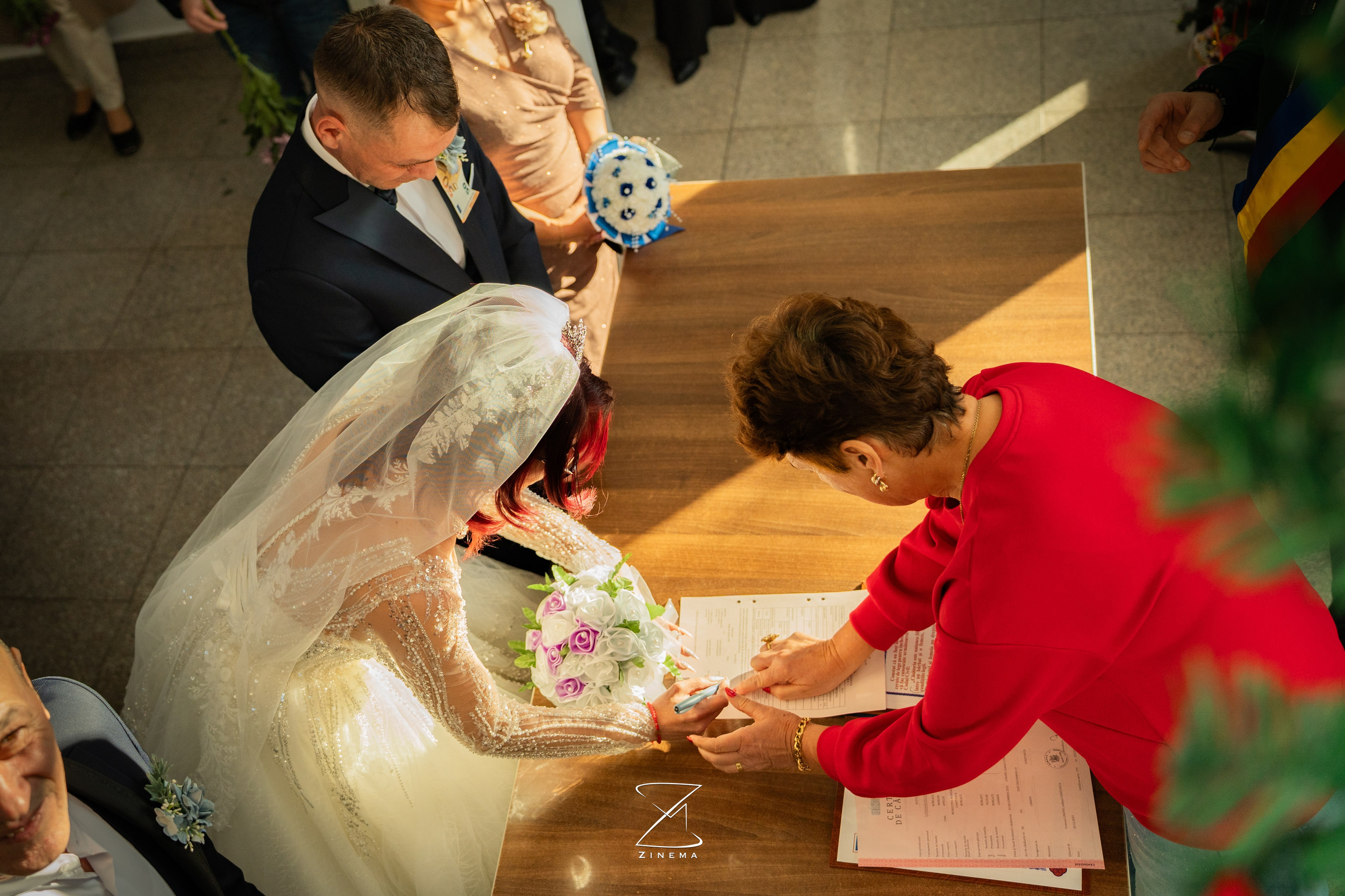 CLAUDIA and MARIAN — WEDDING. Z I N E M A