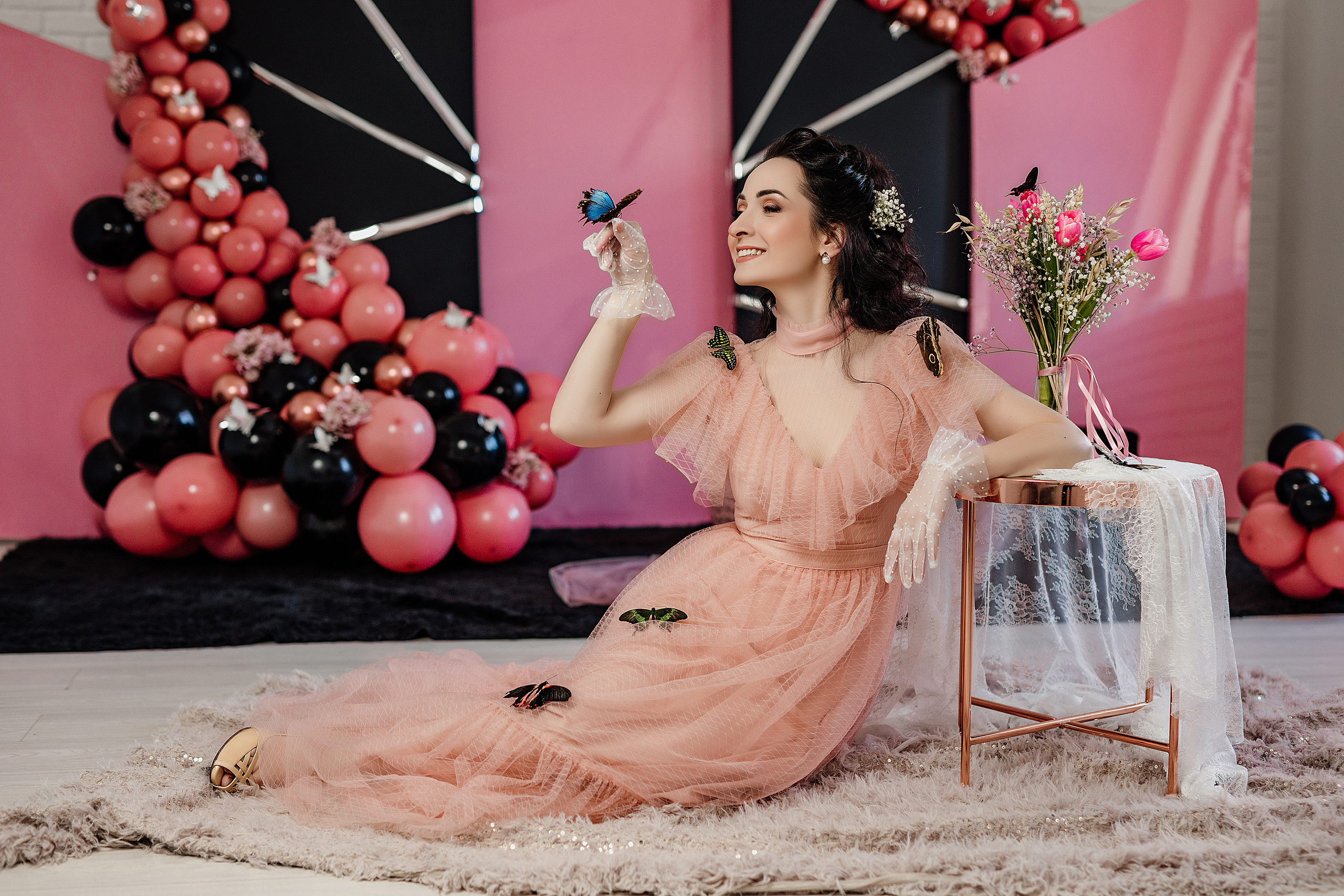 Анонс фотосессии с живыми бабочками. Семейный и портретный фотограф в Эстонии Наталья Фрейманис