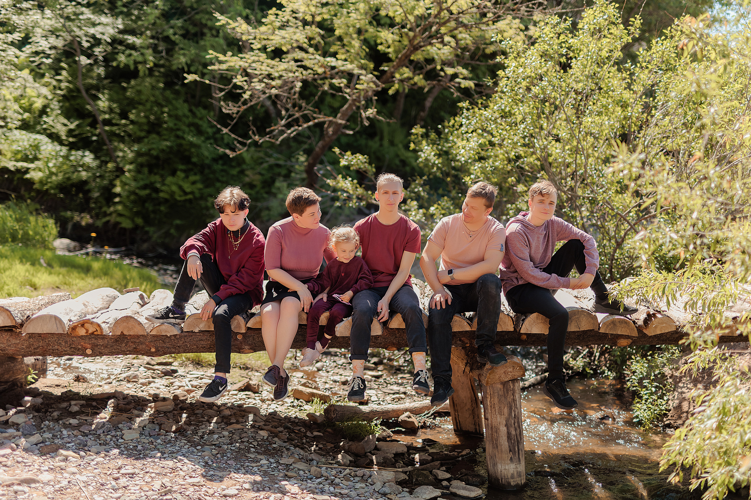 Съемка большой семьи в Удрии. Семейный и портретный фотограф в Эстонии Наталья Фрейманис