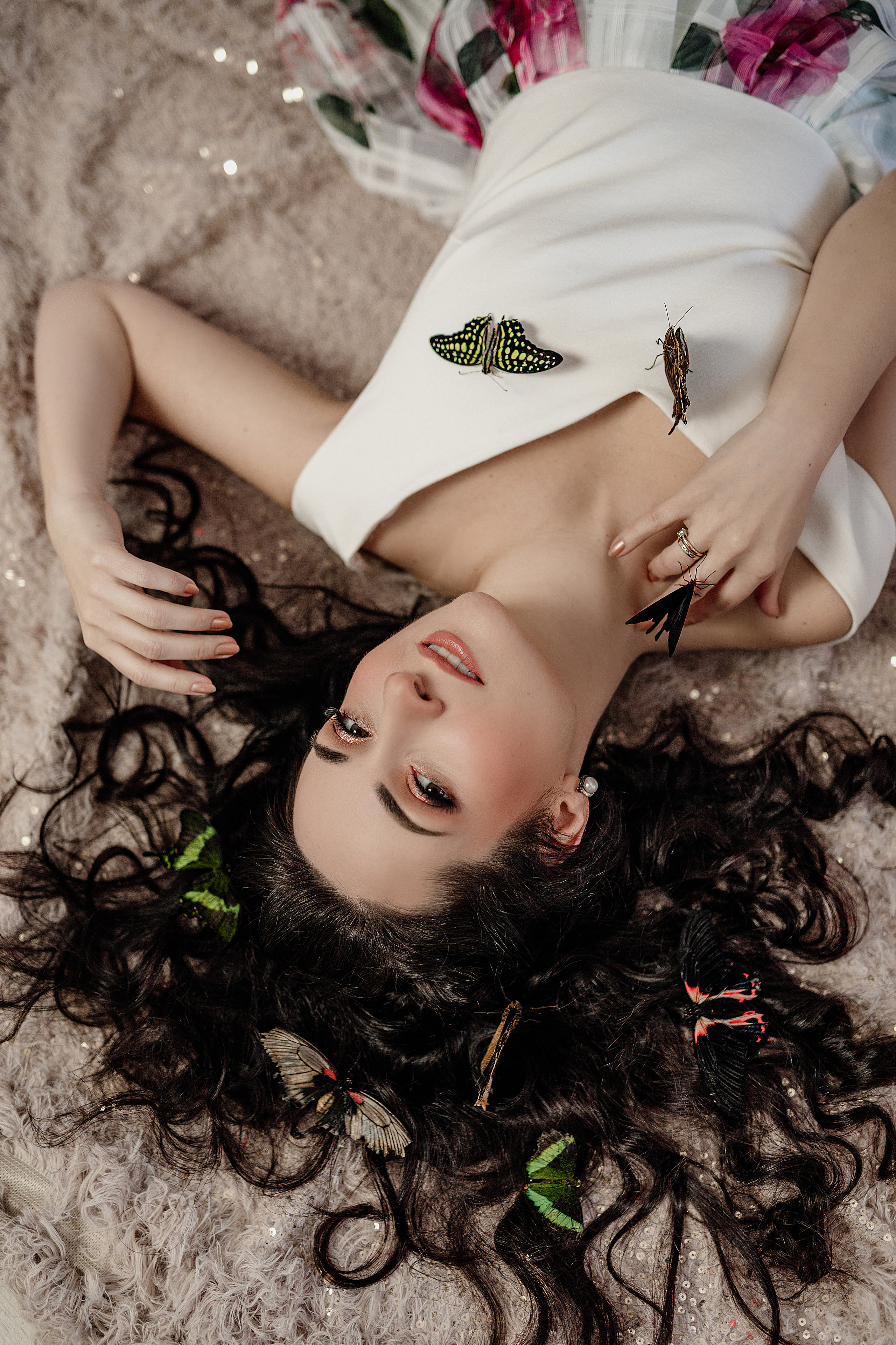 Анонс фотосессии с живыми бабочками. Семейный и портретный фотограф в Эстонии Наталья Фрейманис