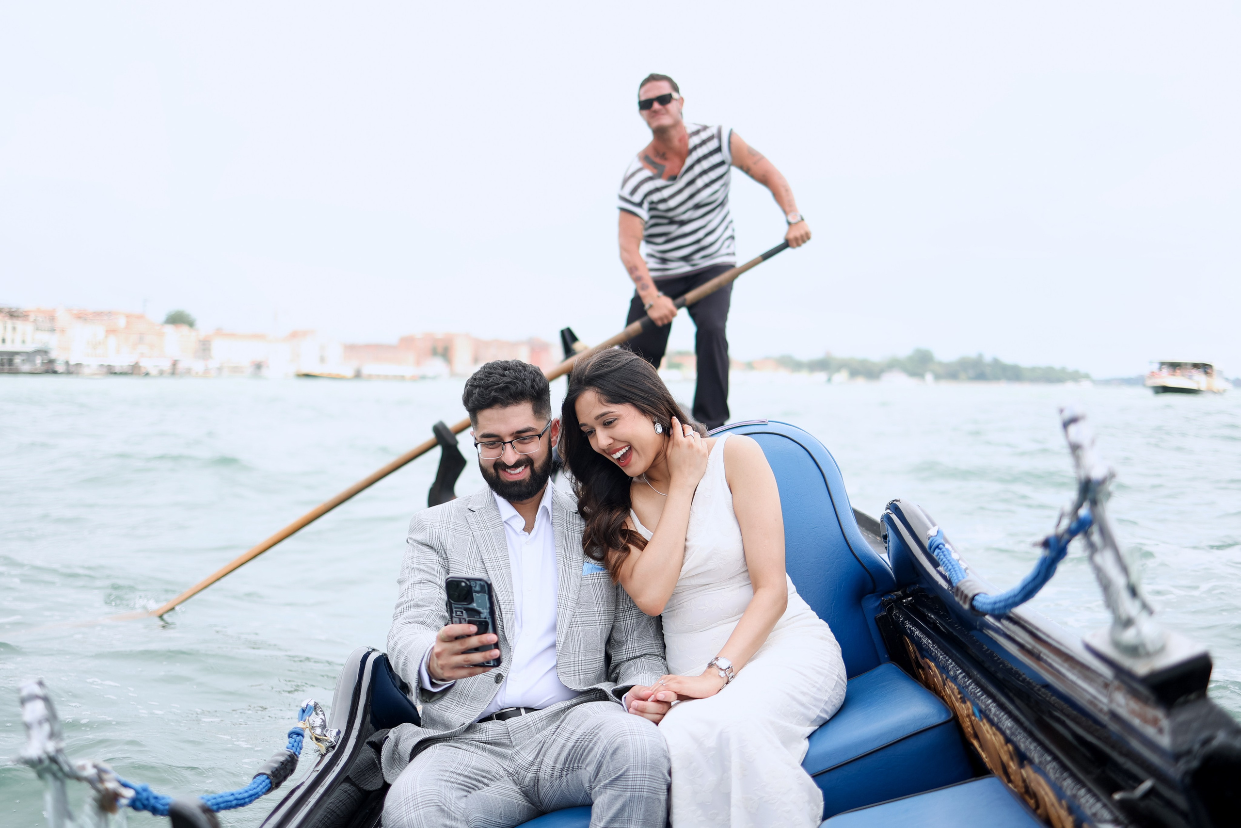 Gondola ride in Venice 