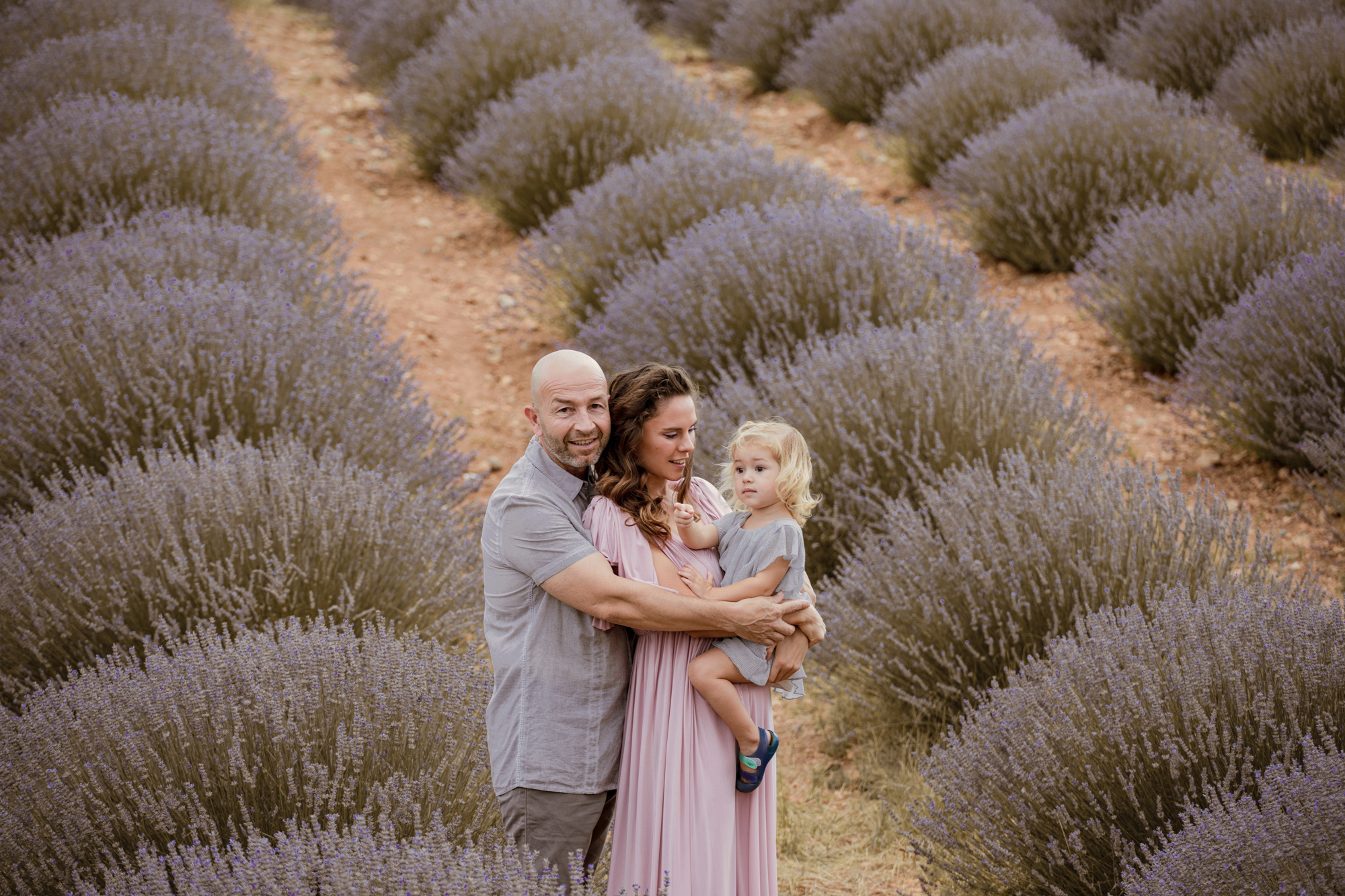 Family photo session in lavender fields in Turkey. Julia Ganch I Fashion Wedding Photography I Cappadocia Turkey