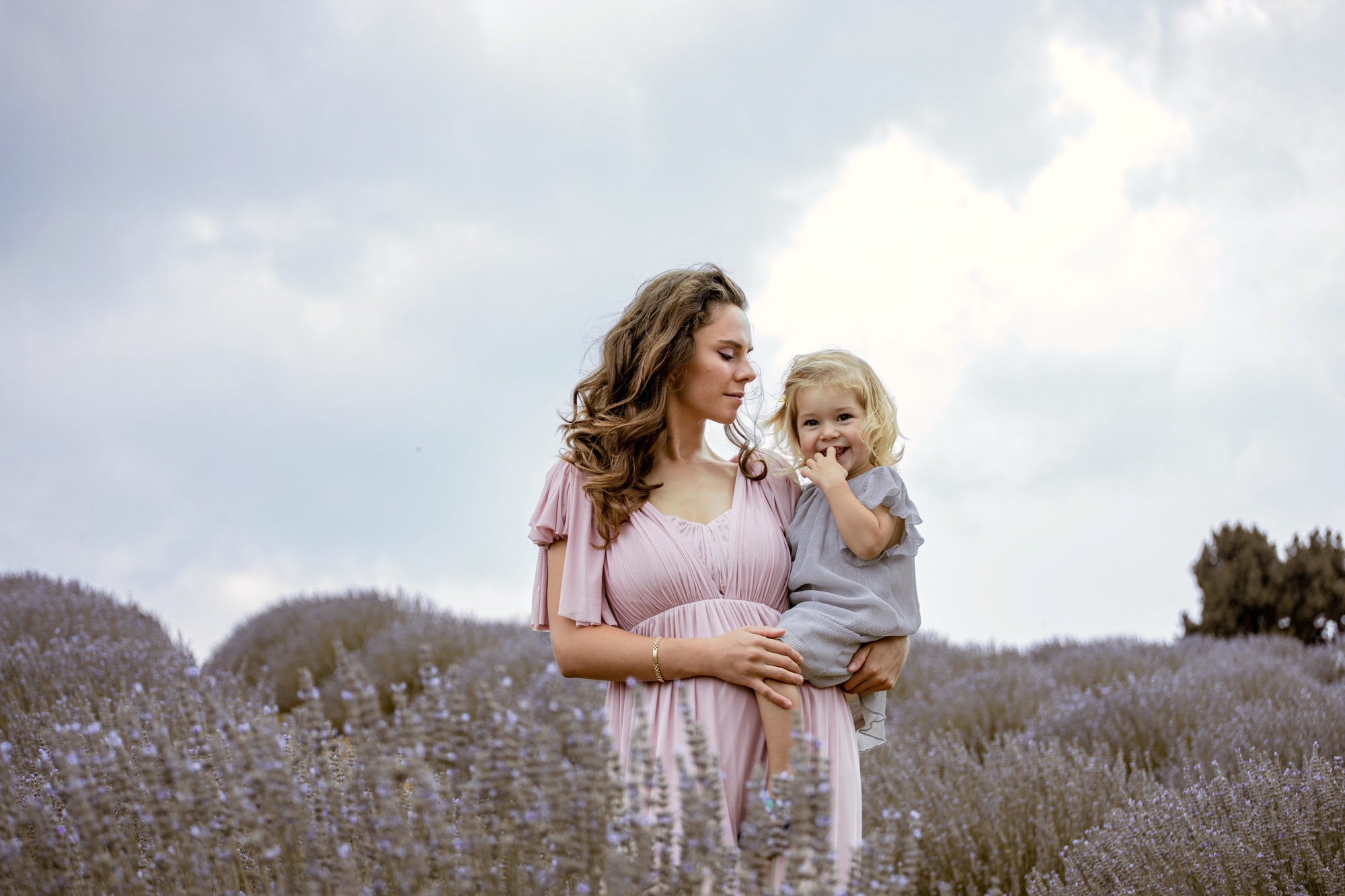 Family photo session in lavender fields in Turkey. Julia Ganch I Fashion Wedding Photography I Cappadocia Turkey