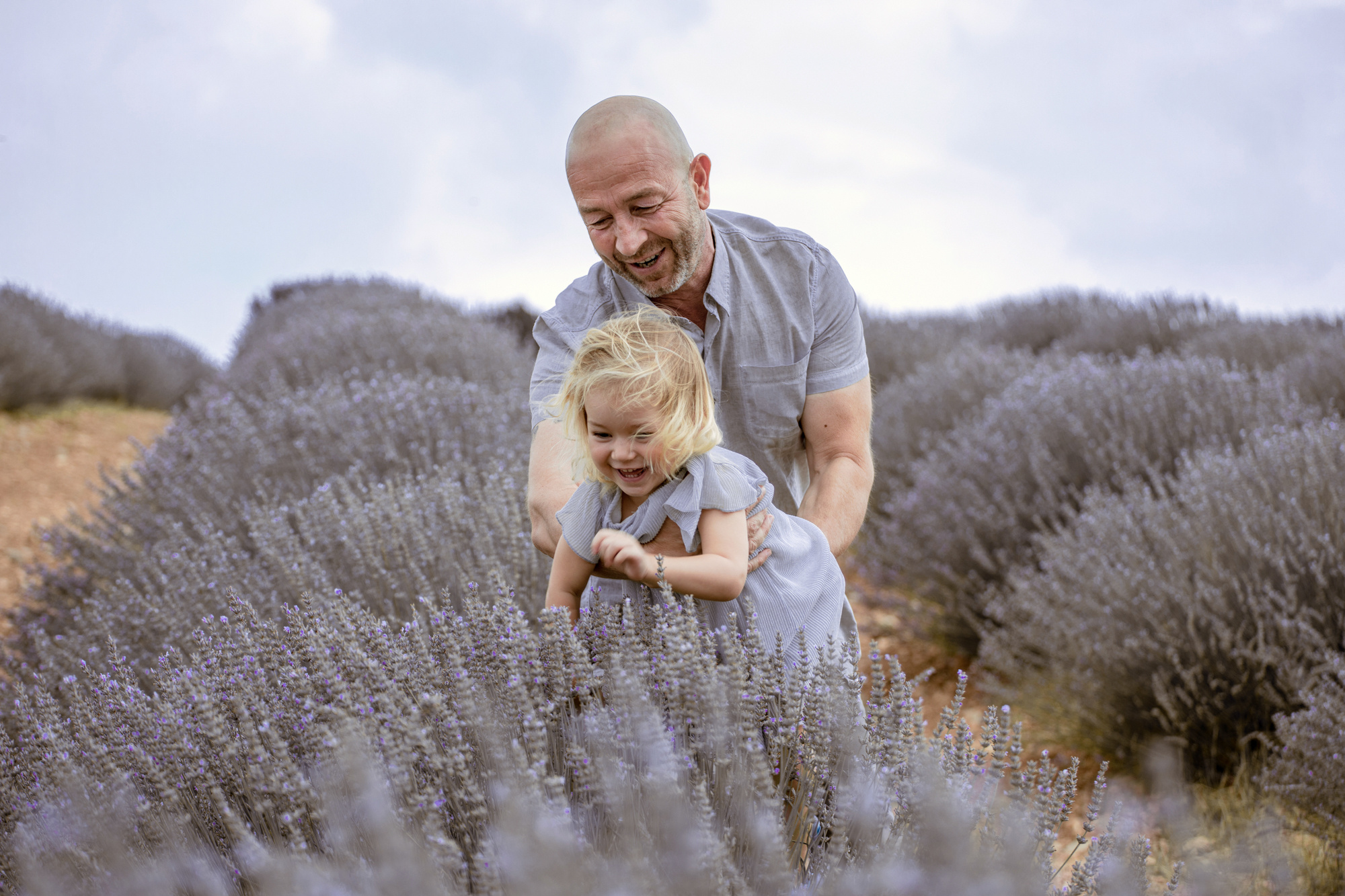 Family photo session in lavender fields in Turkey. Julia Ganch I Fashion Wedding Photography I Cappadocia Turkey