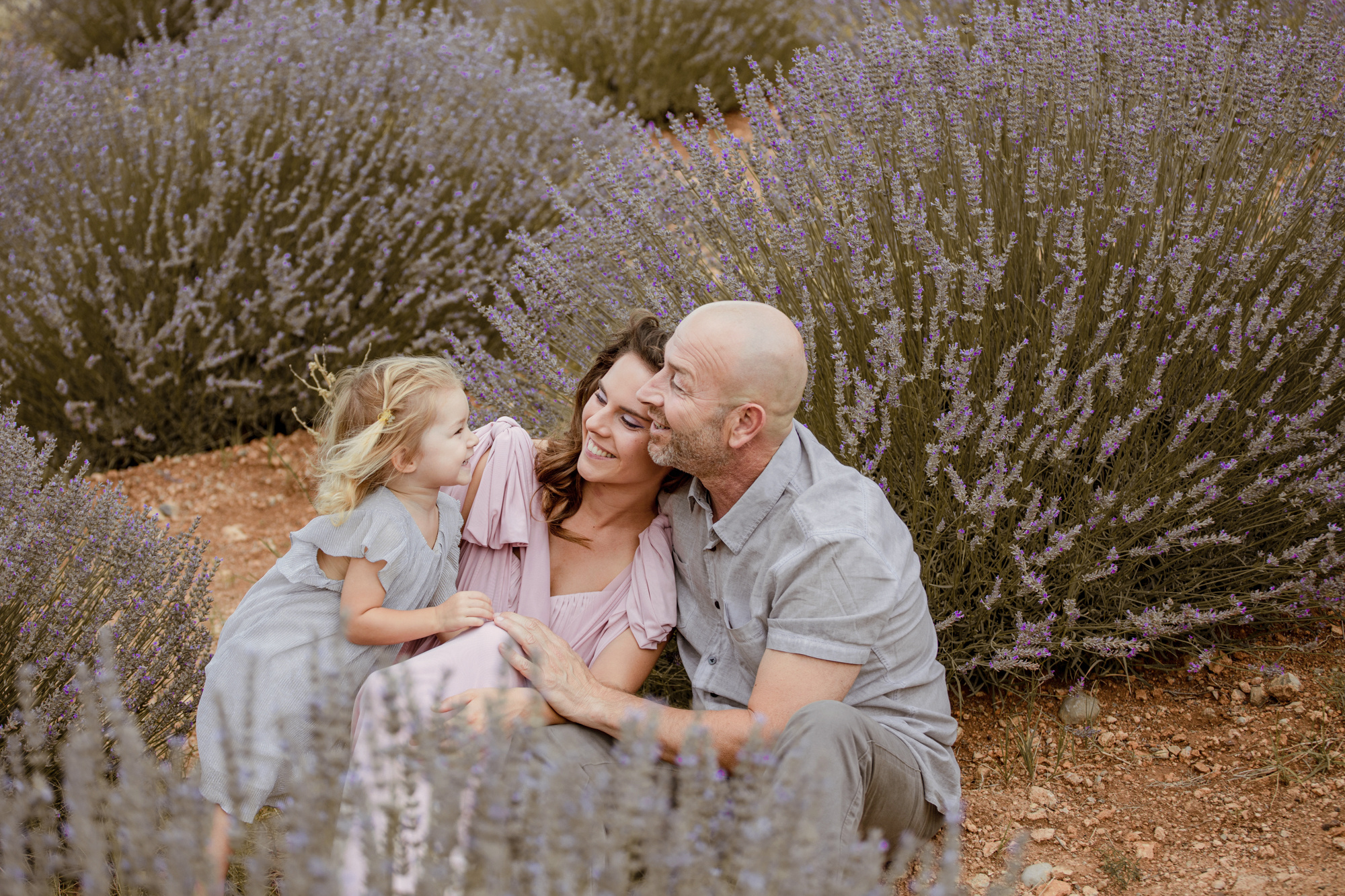 Family photo session in lavender fields in Turkey. Julia Ganch I Fashion Wedding Photography I Cappadocia Turkey