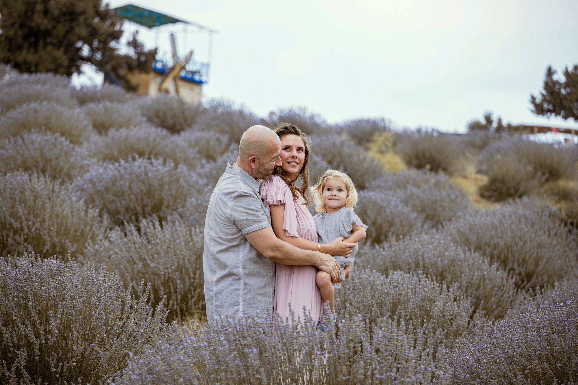 Family photo session in lavender fields in Turkey. Julia Ganch I Fashion Wedding Photography I Cappadocia Turkey
