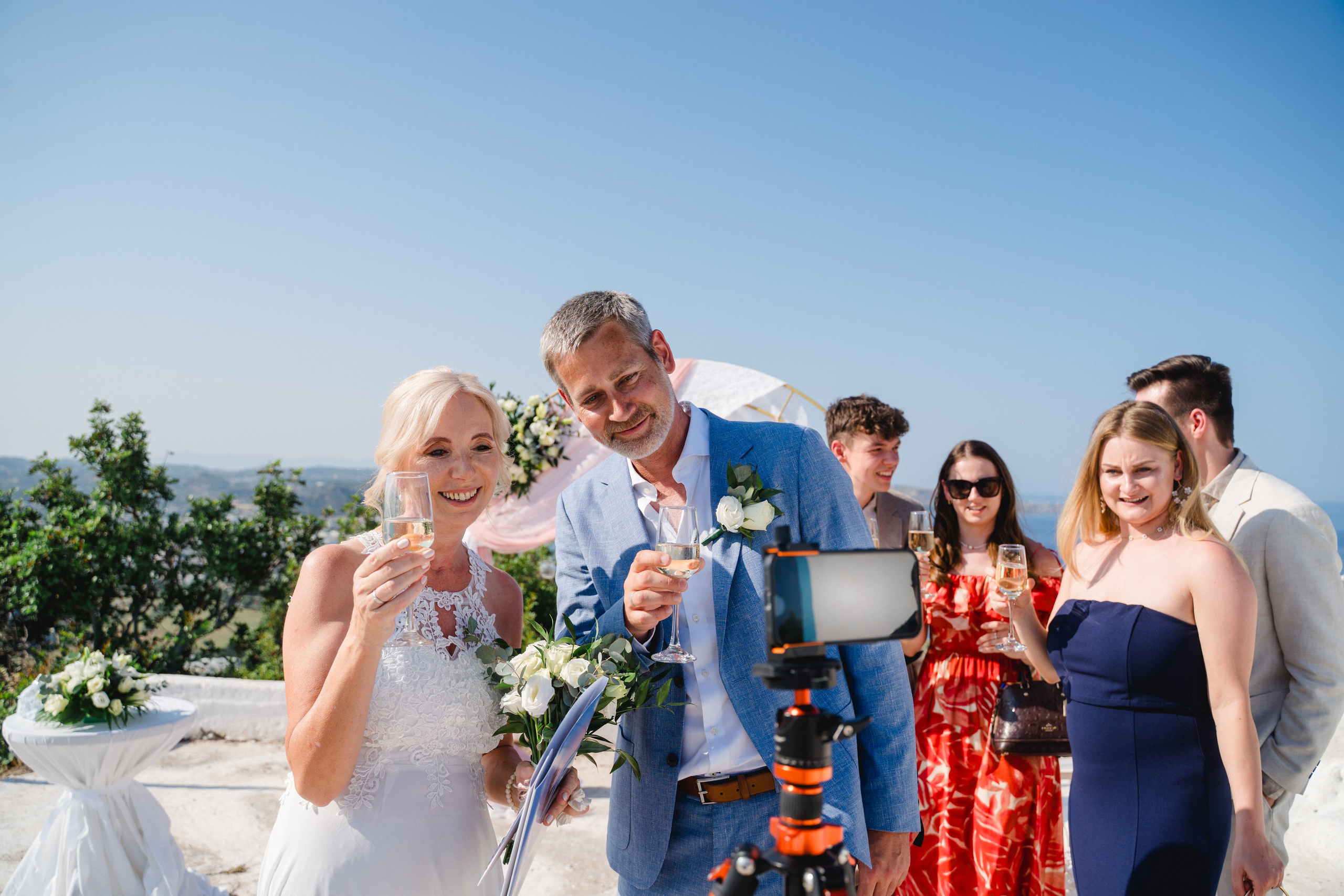 Bianca und Christian 18.6.2025. Heiraten auf Rhodos | Deutschsprachige Hochzeitsplanerin Griechenland