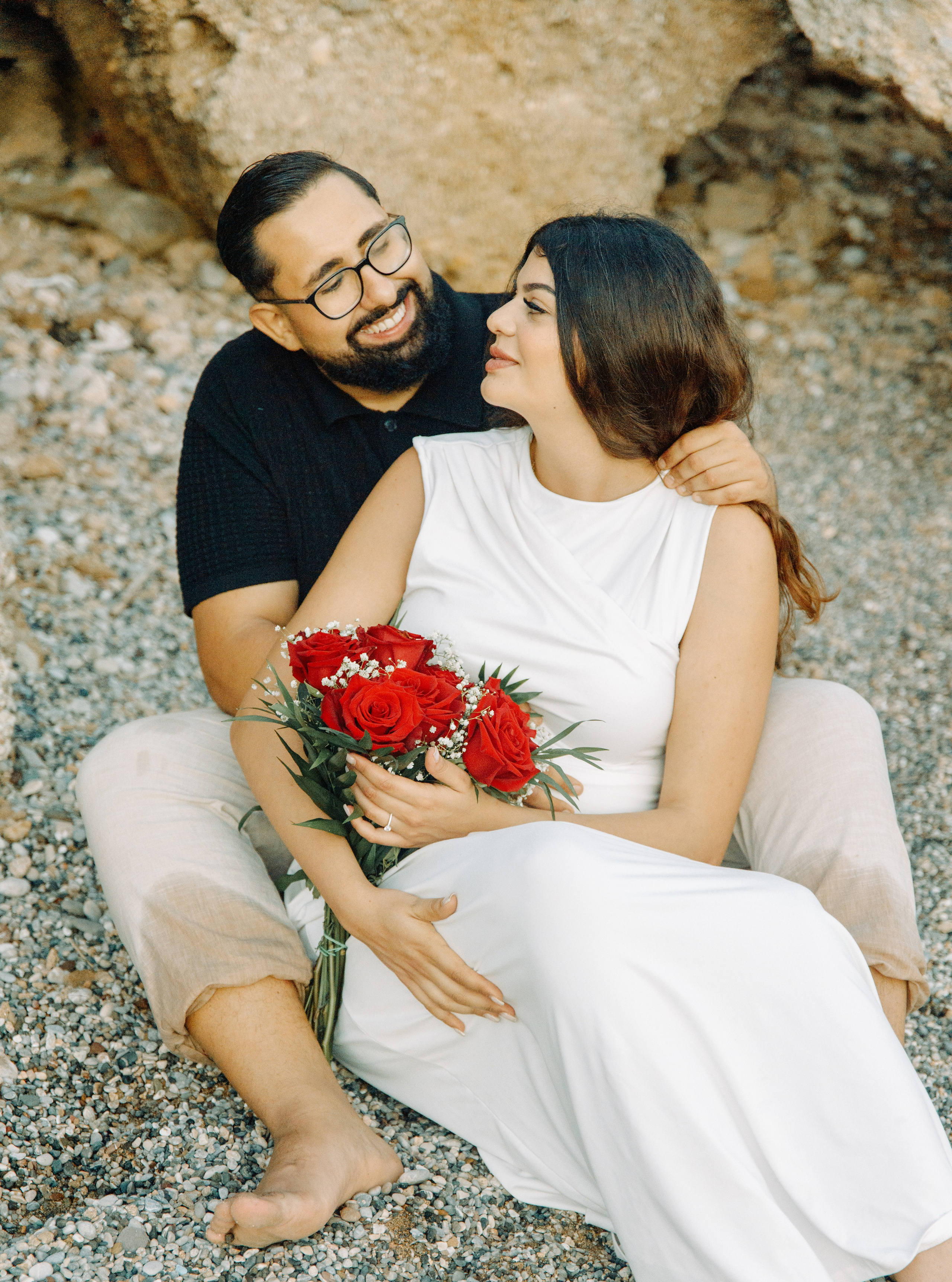 Amelda and Blerton. Renate Woeste | Wedding planner in Rhodes. Creating dream weddings by the sea. Let’s make your special day unforgettable