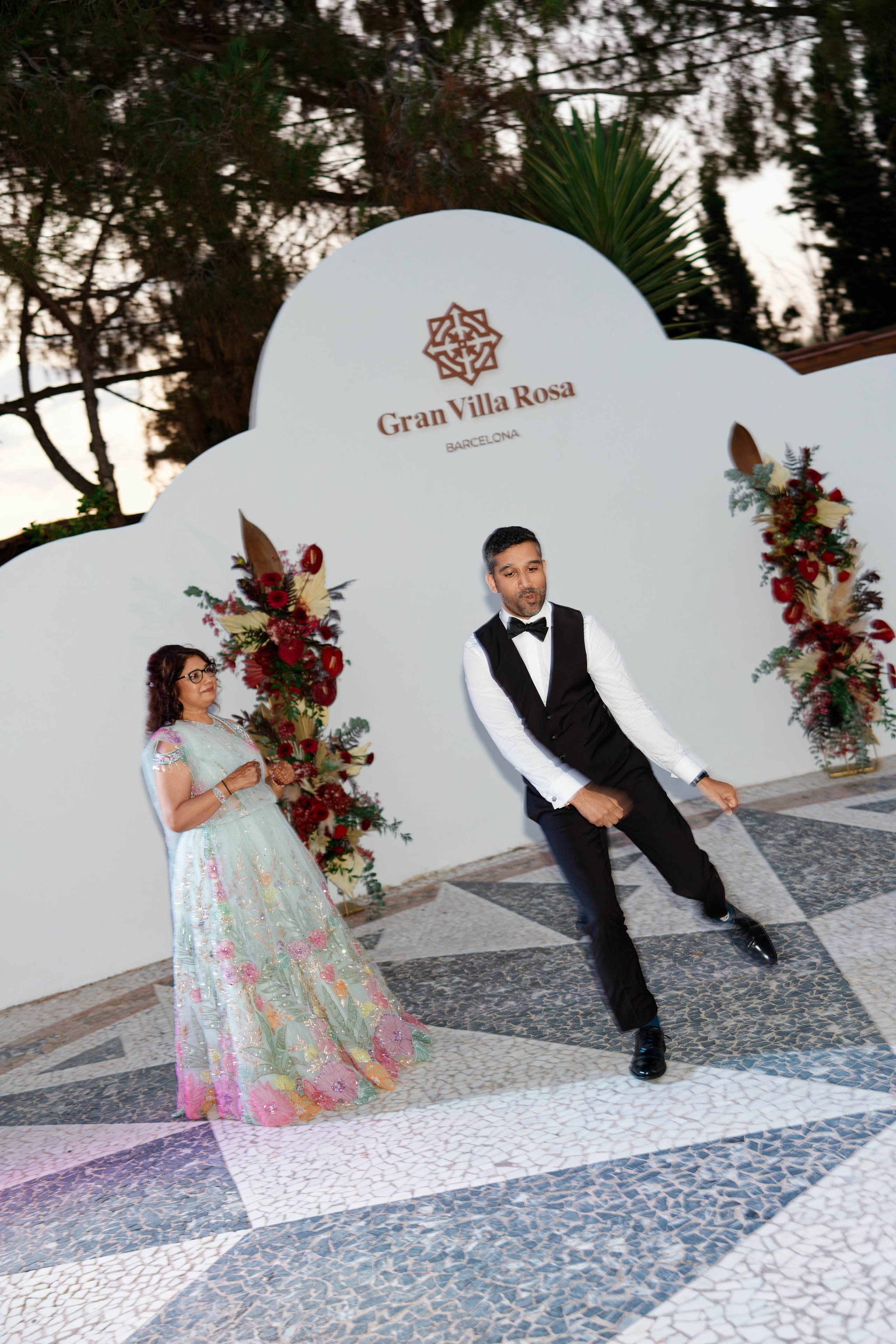 Indian wedding at Gran Villa Rosa, Barcelona