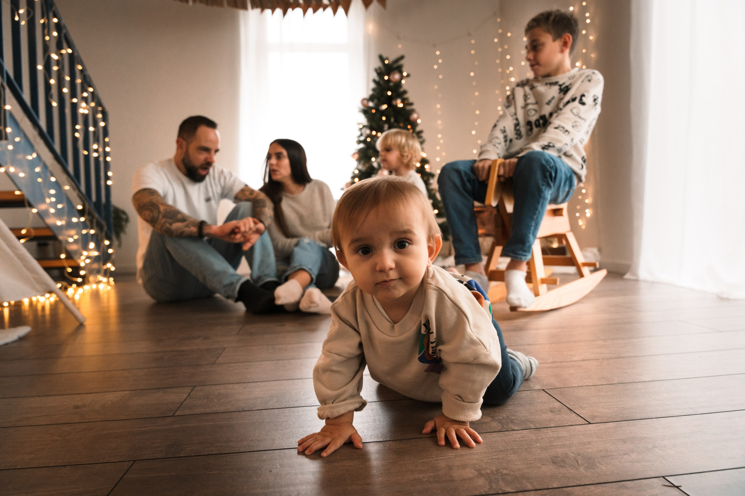 Christmas Studio Photoshoot. Elena Seewald