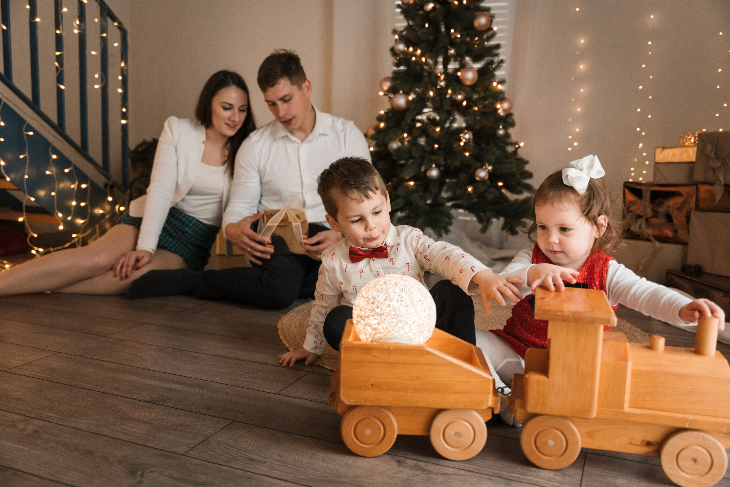 Christmas Family Photoshoot. Elena Seewald