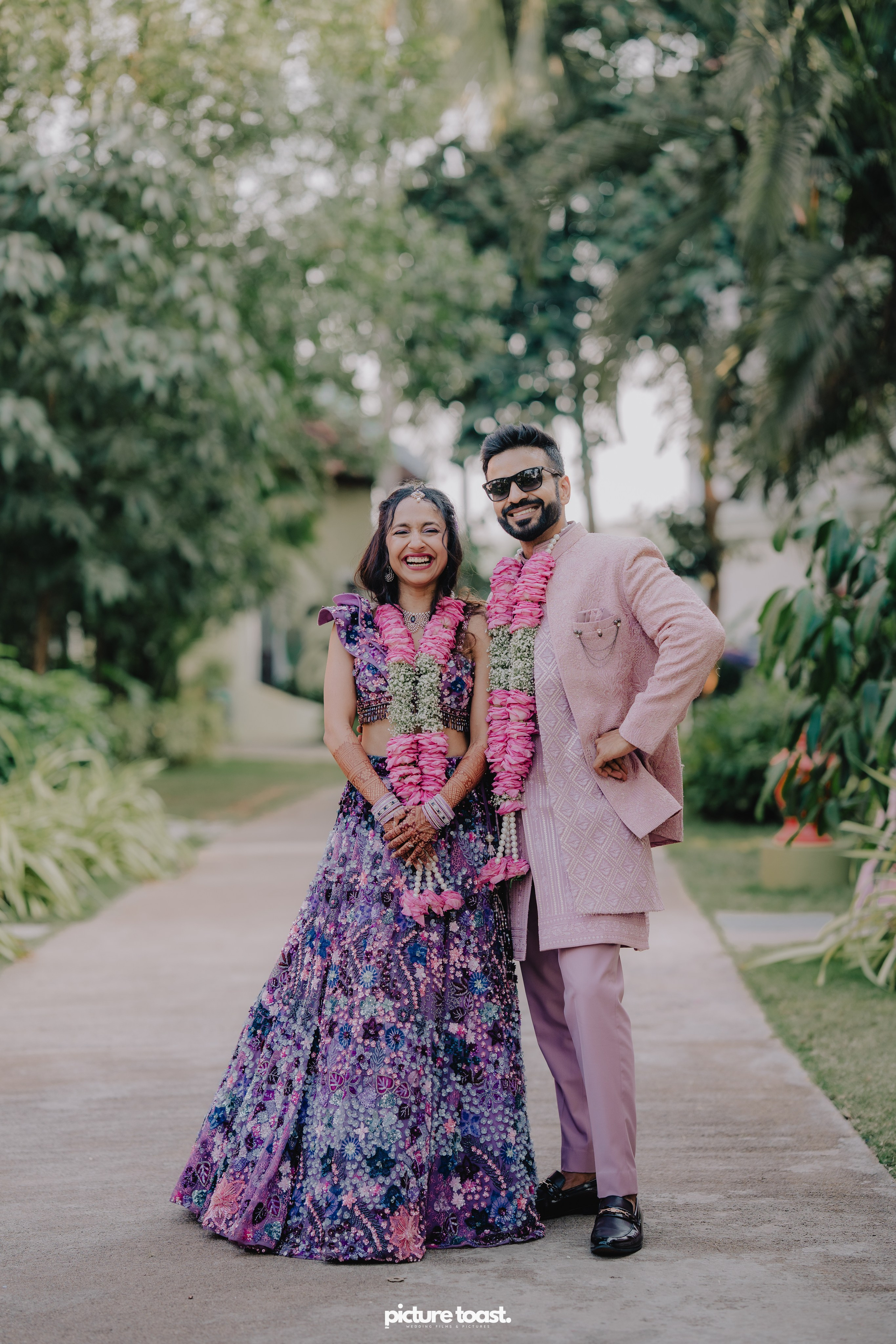 Varamala Ft. Barbie & Aneesh. Fine art Wedding Photographers in India & Canada