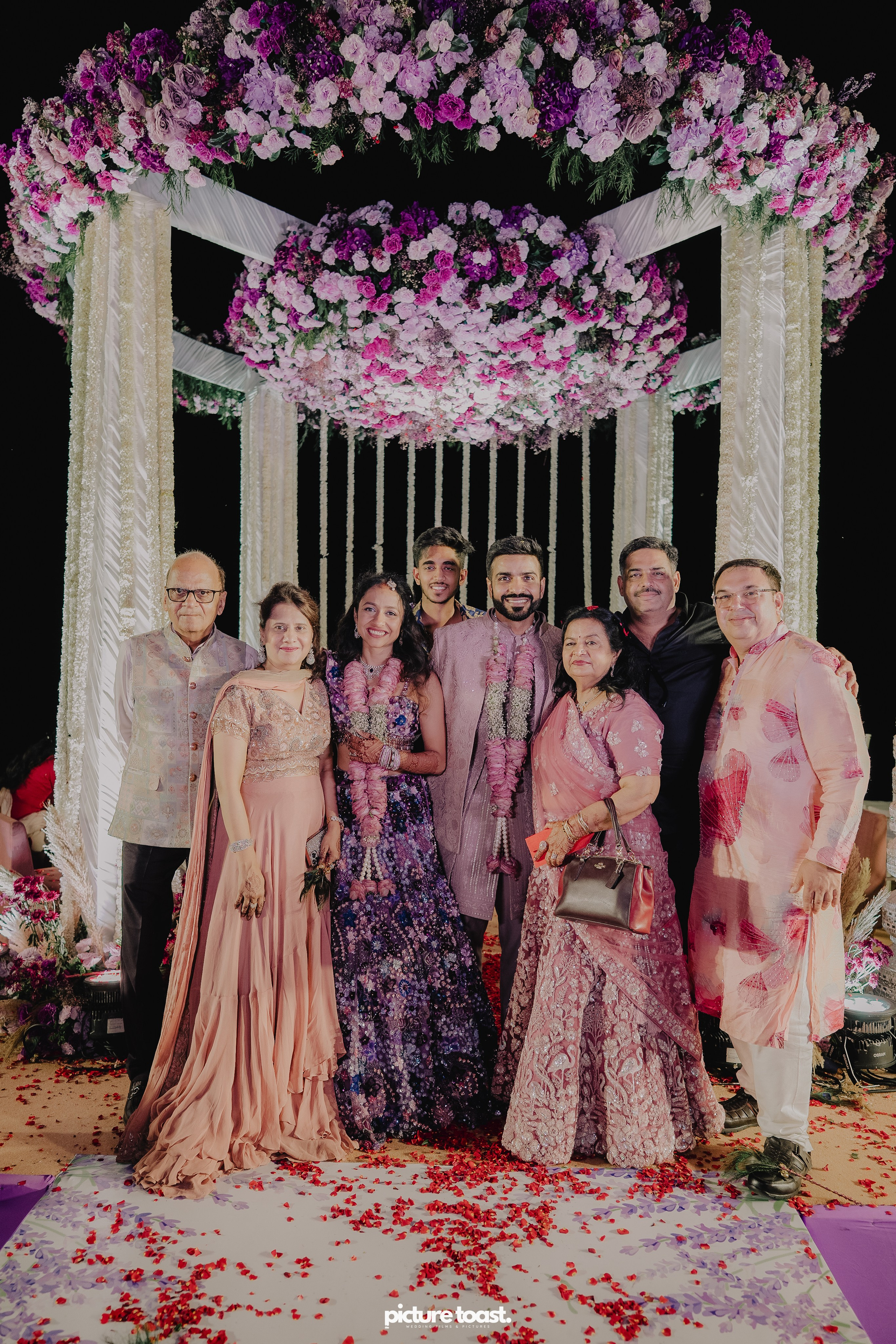 Varamala Ft. Barbie & Aneesh. Fine art Wedding Photographers in India & Canada