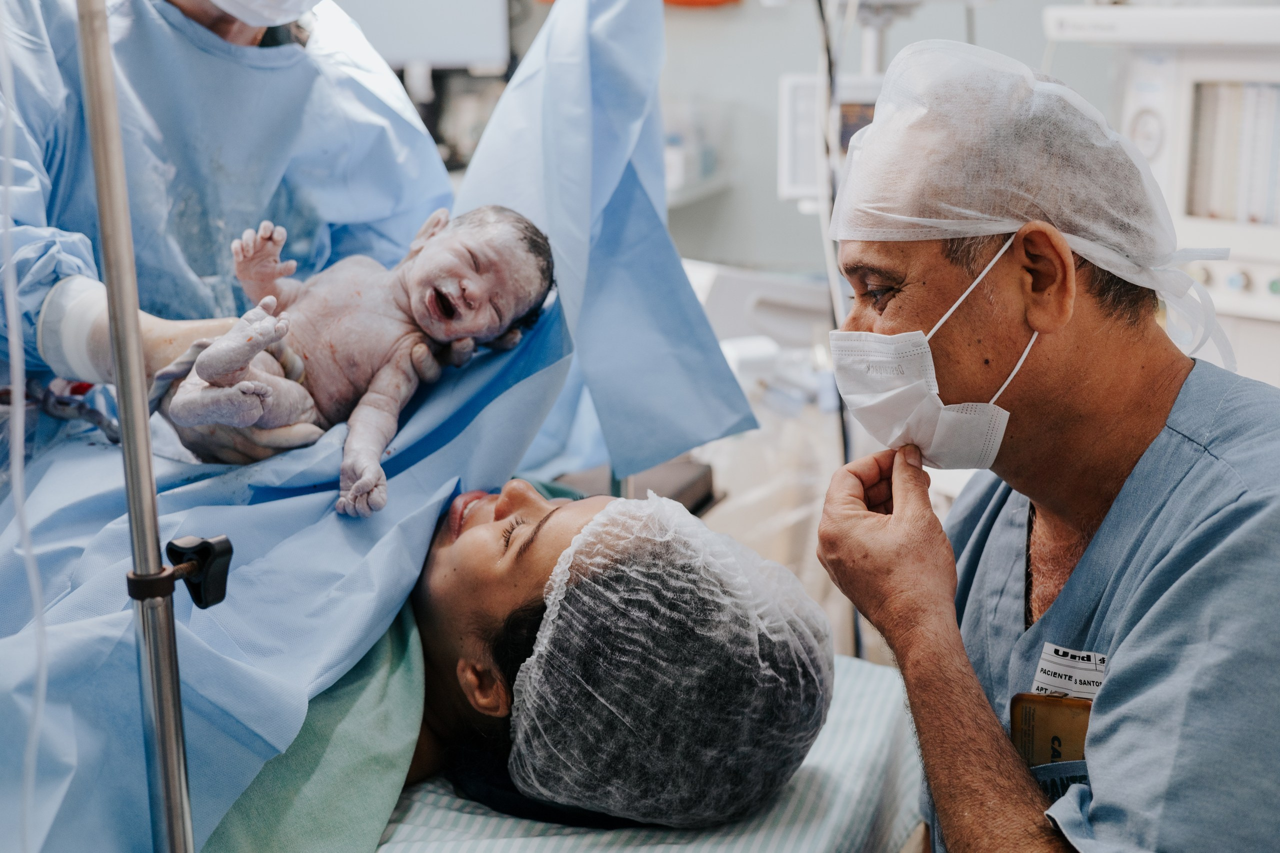 À chegada de Maria Liz. Salvy fotografia