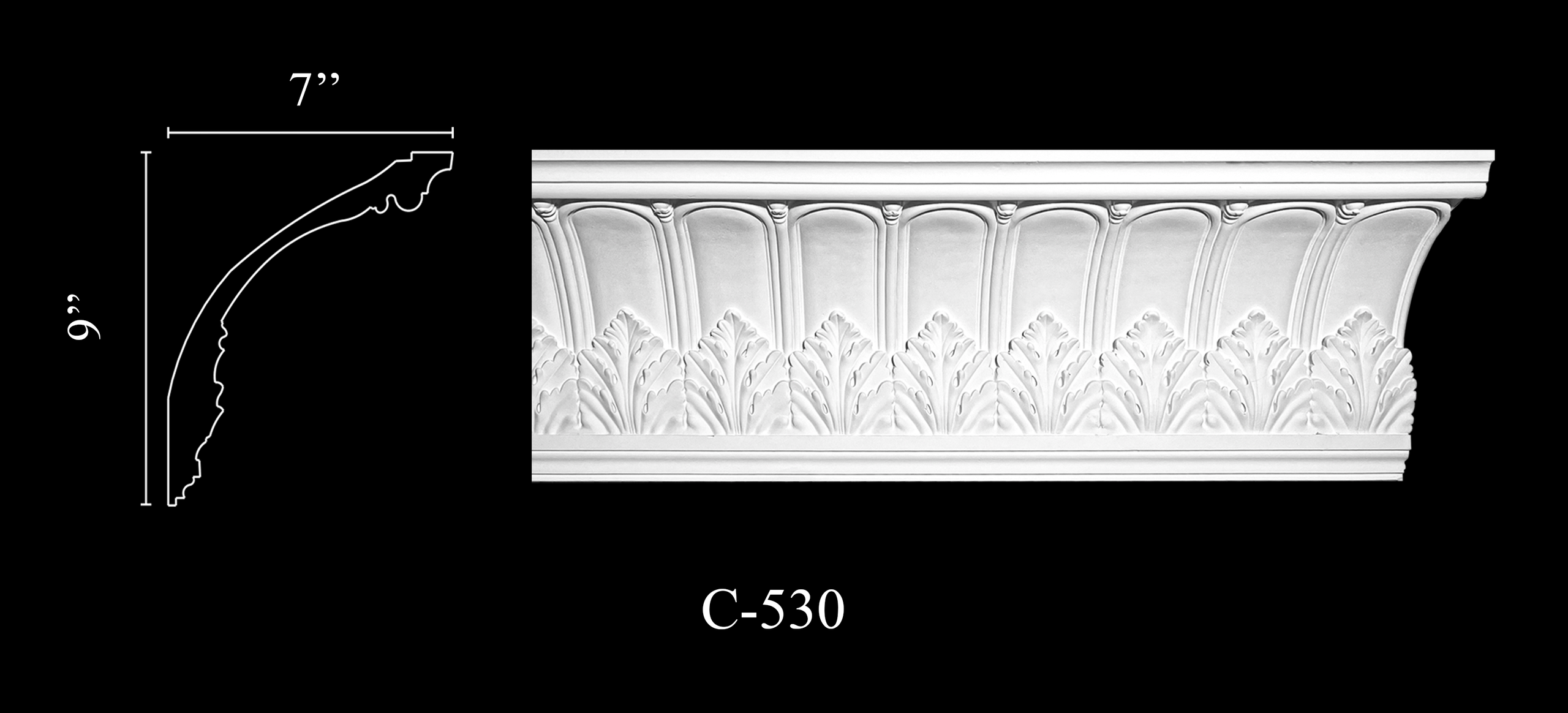 Crown Molding. Plaster molding