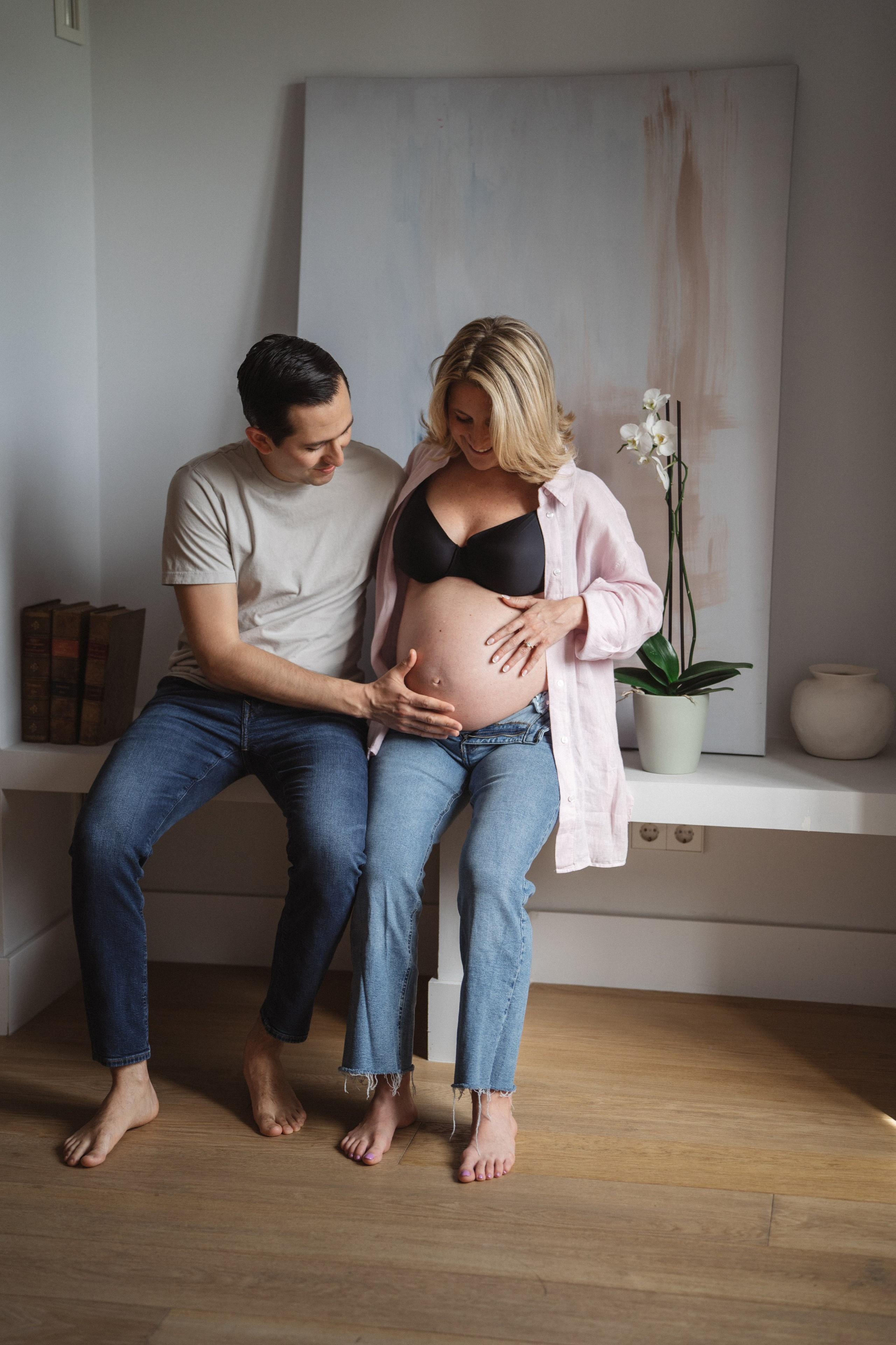 Fotógrafo de sesiones para embarazadas en Madrid. Fotógrafo en Madrid, España. Alyona Belyaninova