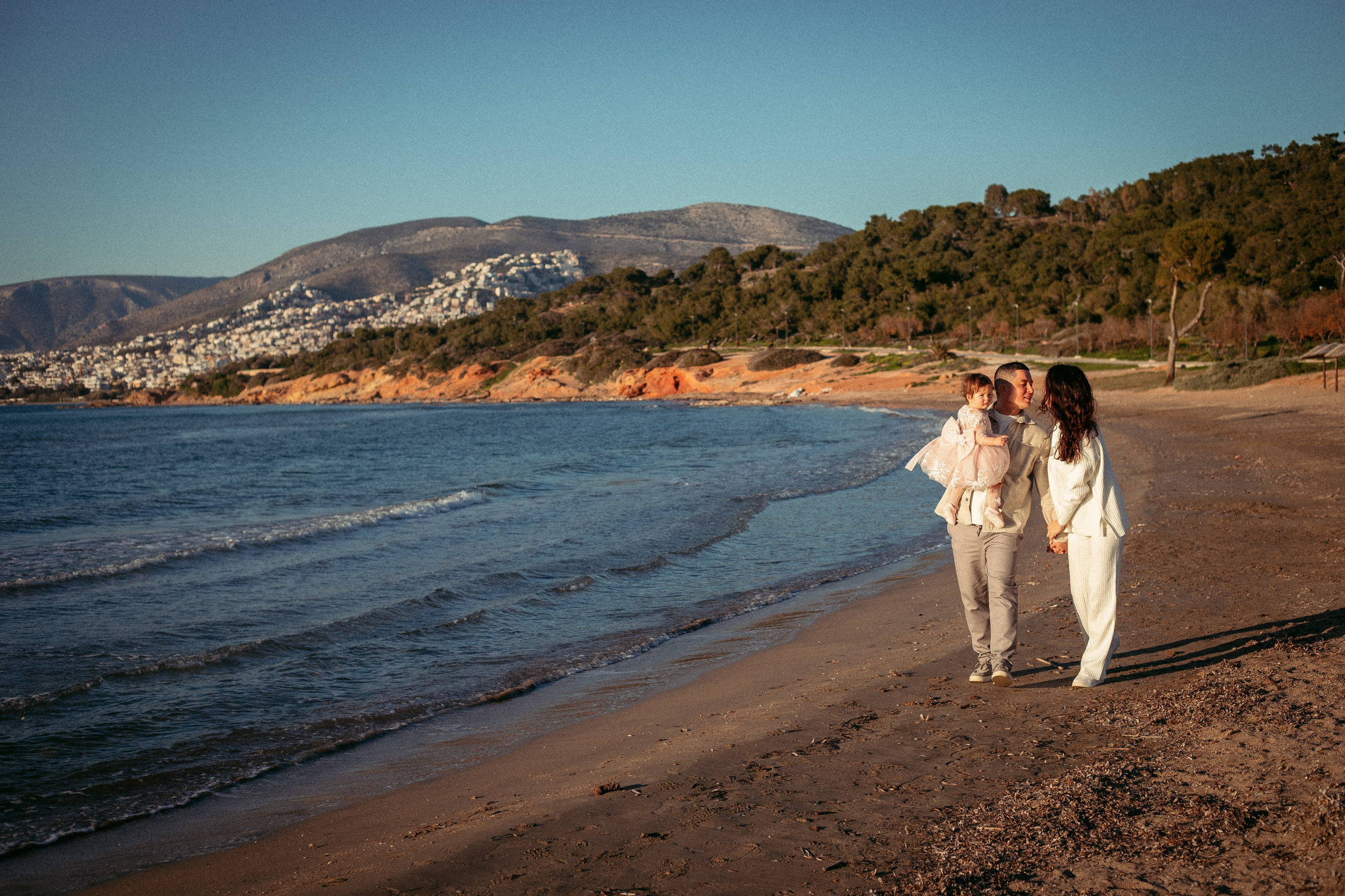Little Beach Celebration. Family Photographer in Greece