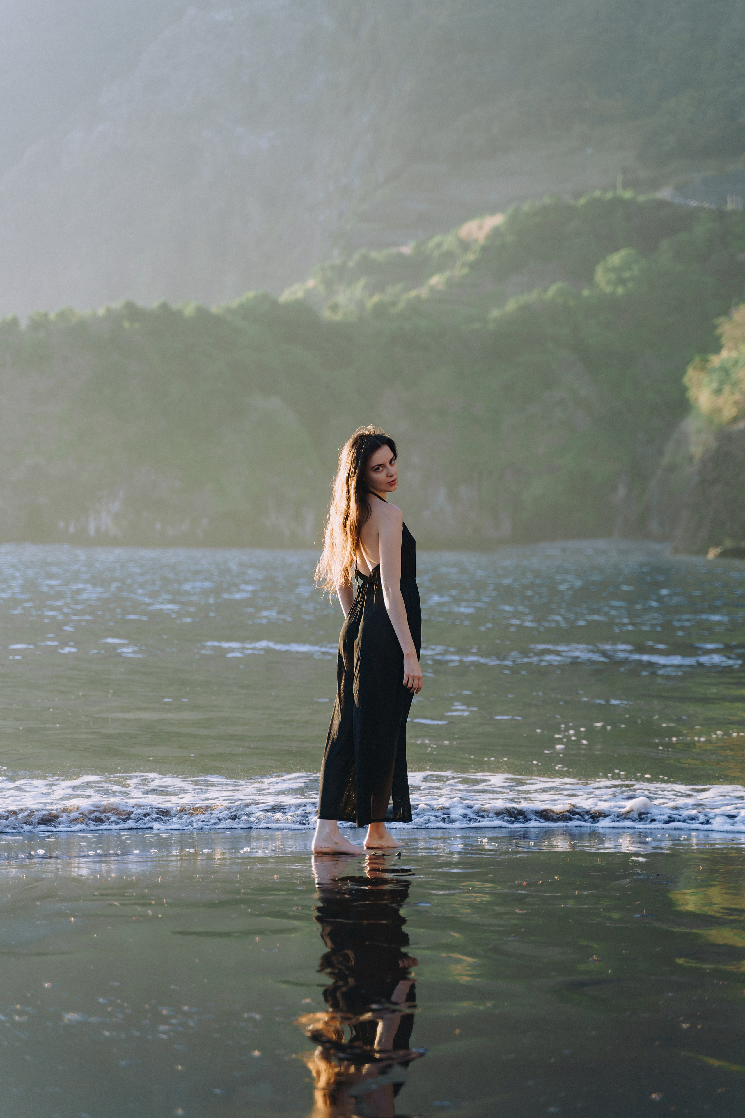 Sunrise Photoshoot with Galina at Seixal Beach | Madeira Photographer. Your photographer in Madeira