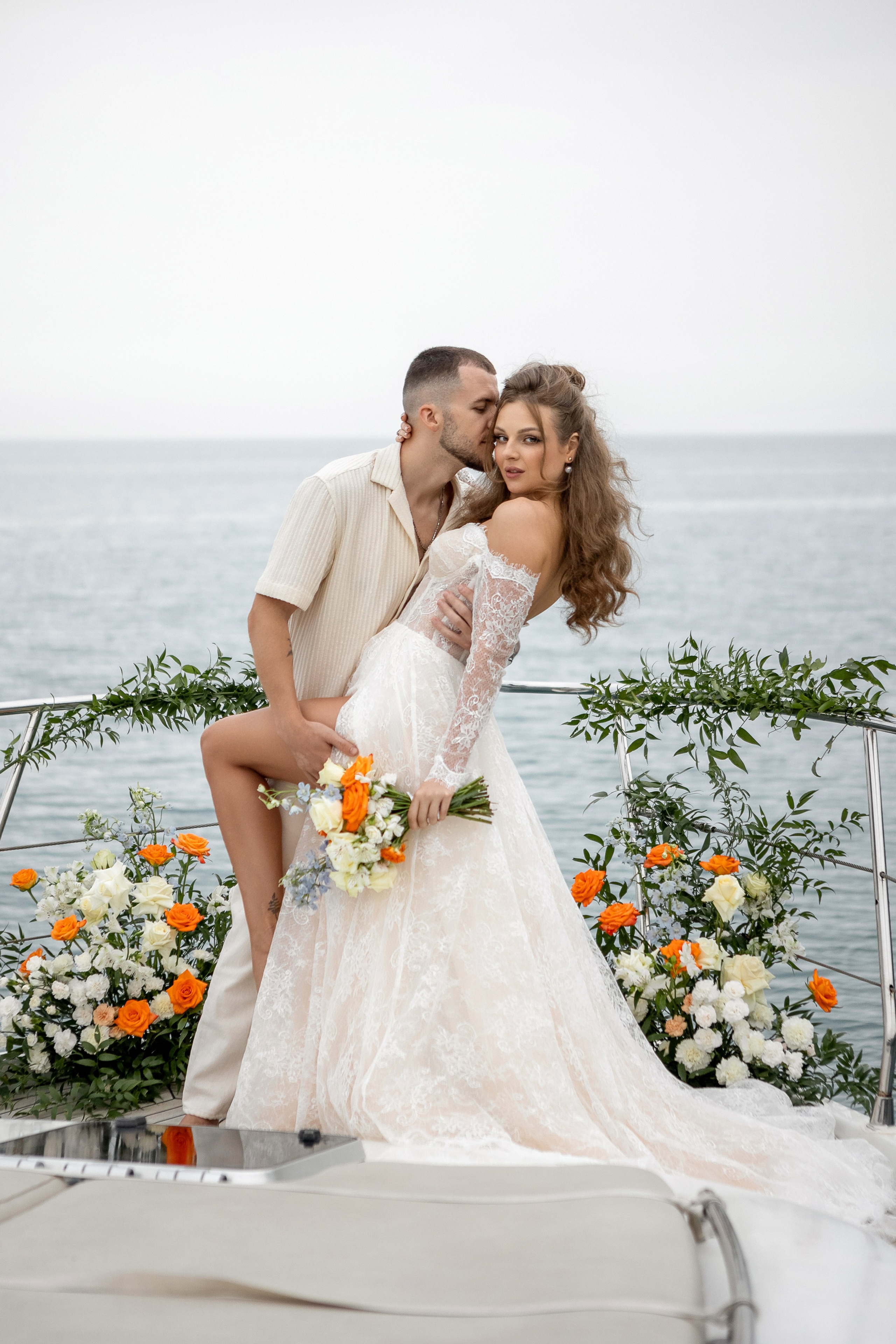 Свадьба на яхте. Фотограф в Анталии, Кемере и Белеке