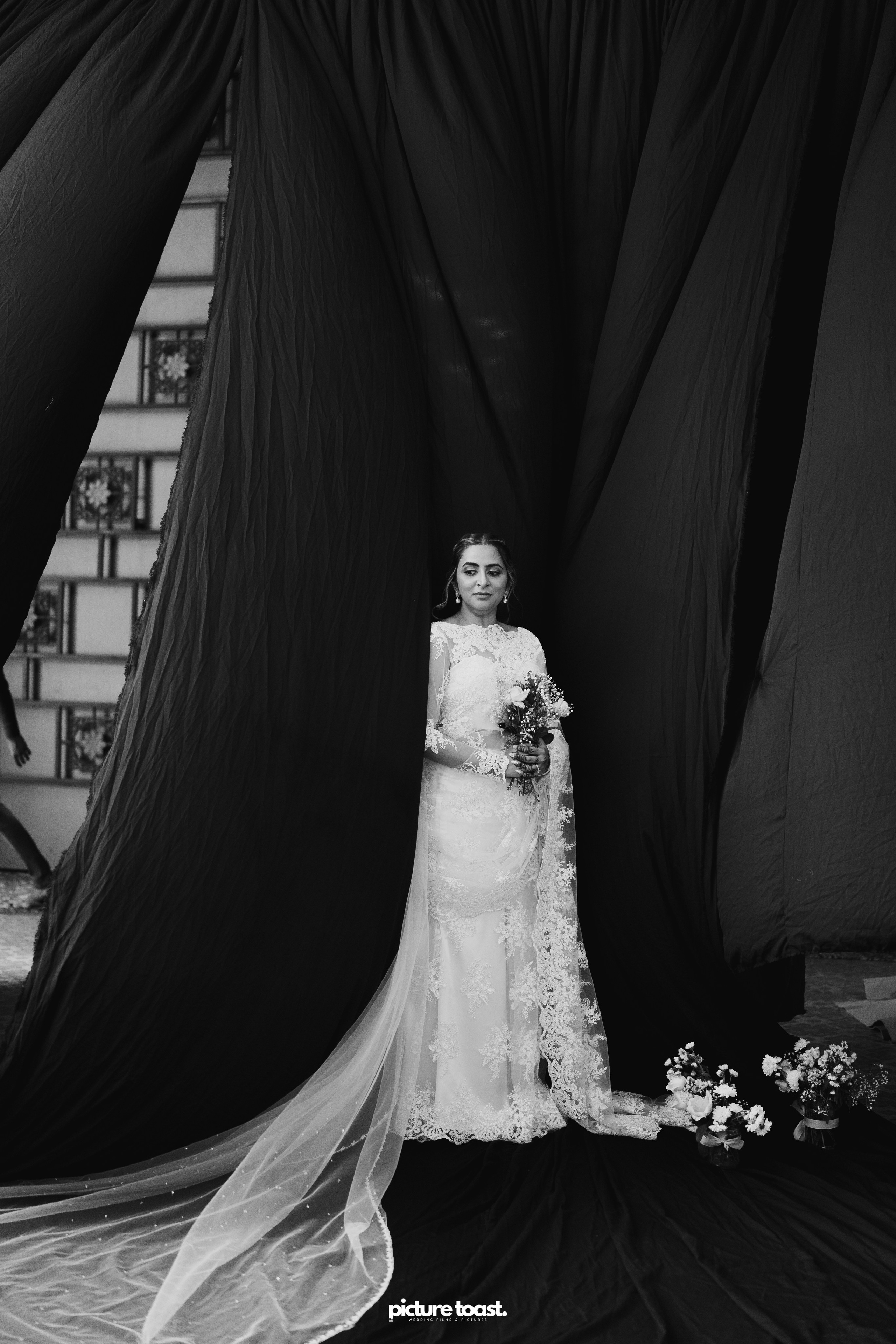 Blessing of Rajiv & Aashna. Fine art Wedding Photographers in India & Canada