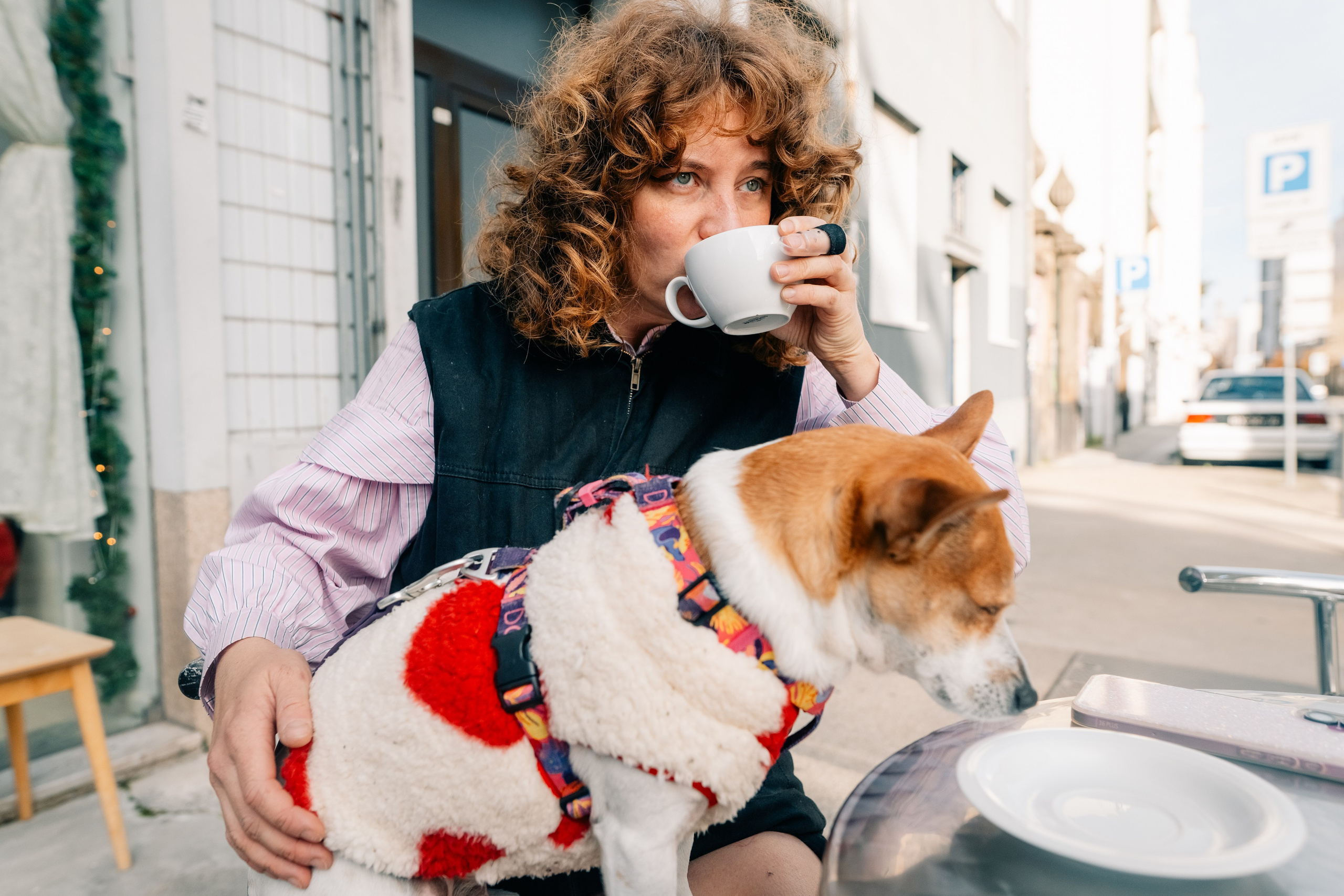 Yana & Doggos in Bonfim. Maria Sher. Professional photographer from Porto, Portugal