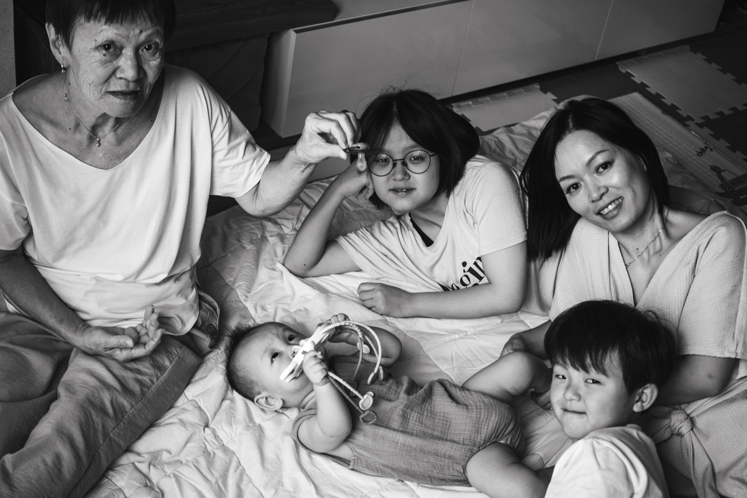 Домашняя. Фотограф беременности, ньюборн и годовасиков в Корее Жанна Хан