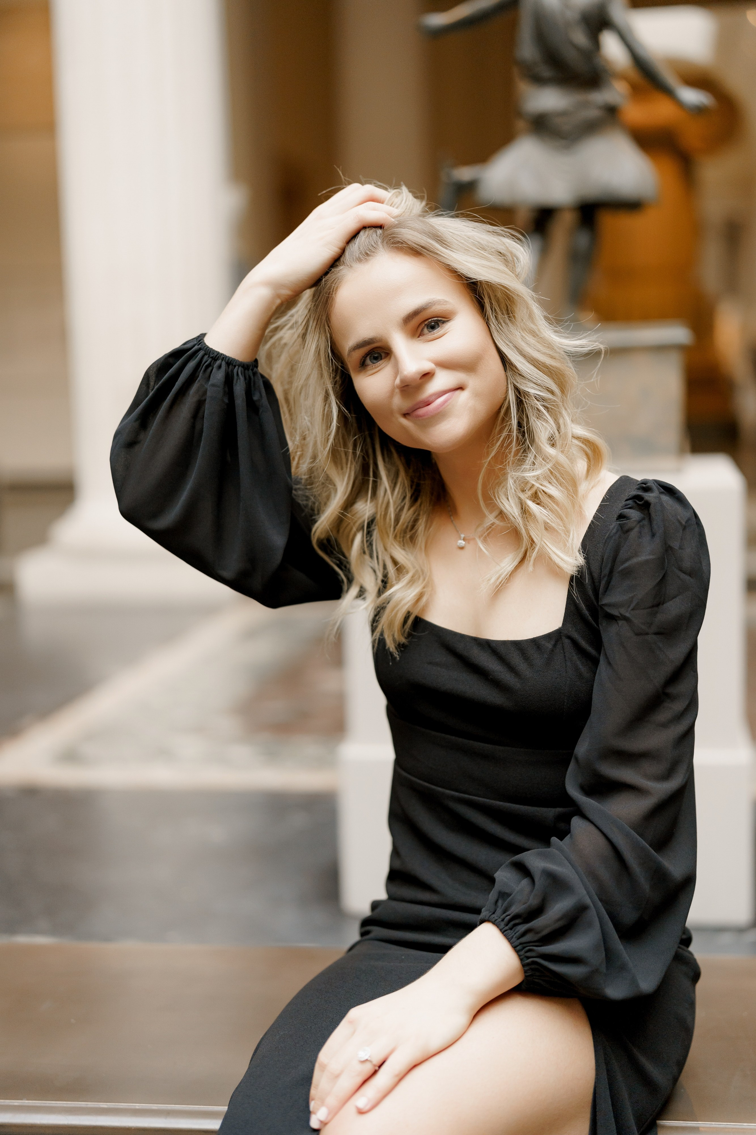 Caroline and Brendan’s Museum MET and Library Engagement Shoot. Wedding photographer and videographer New York | New Jersey