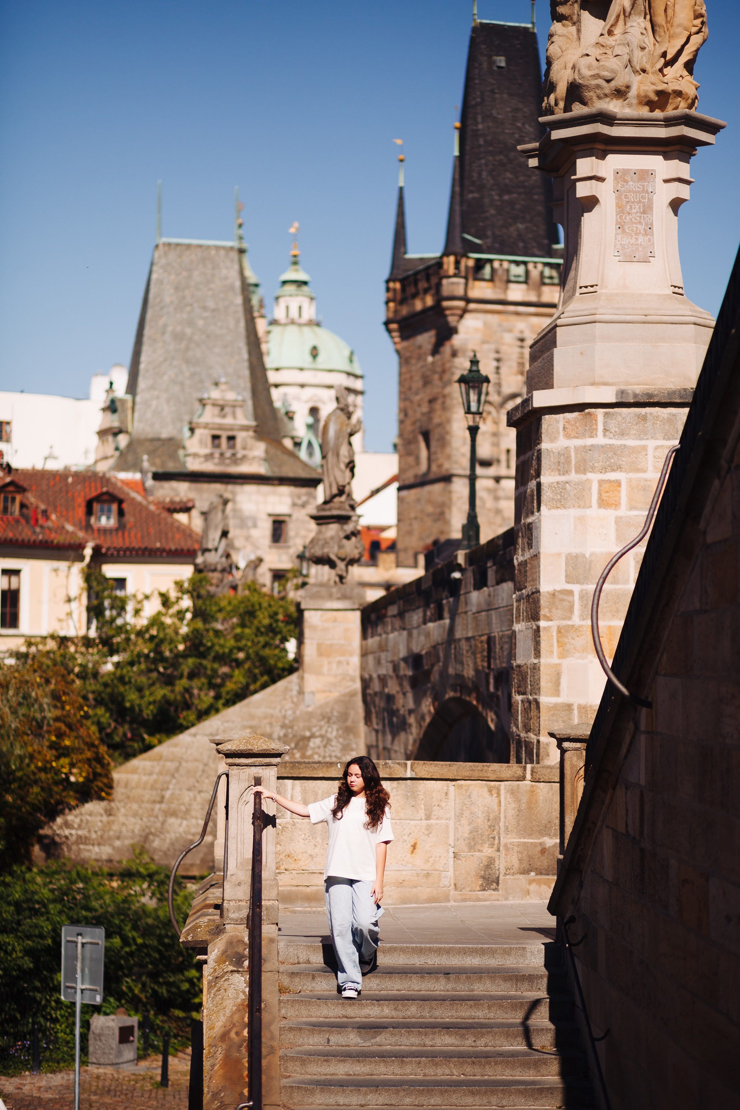 Alina, Alexey, Valeria & Nikol. Photographer in Prague for tourists