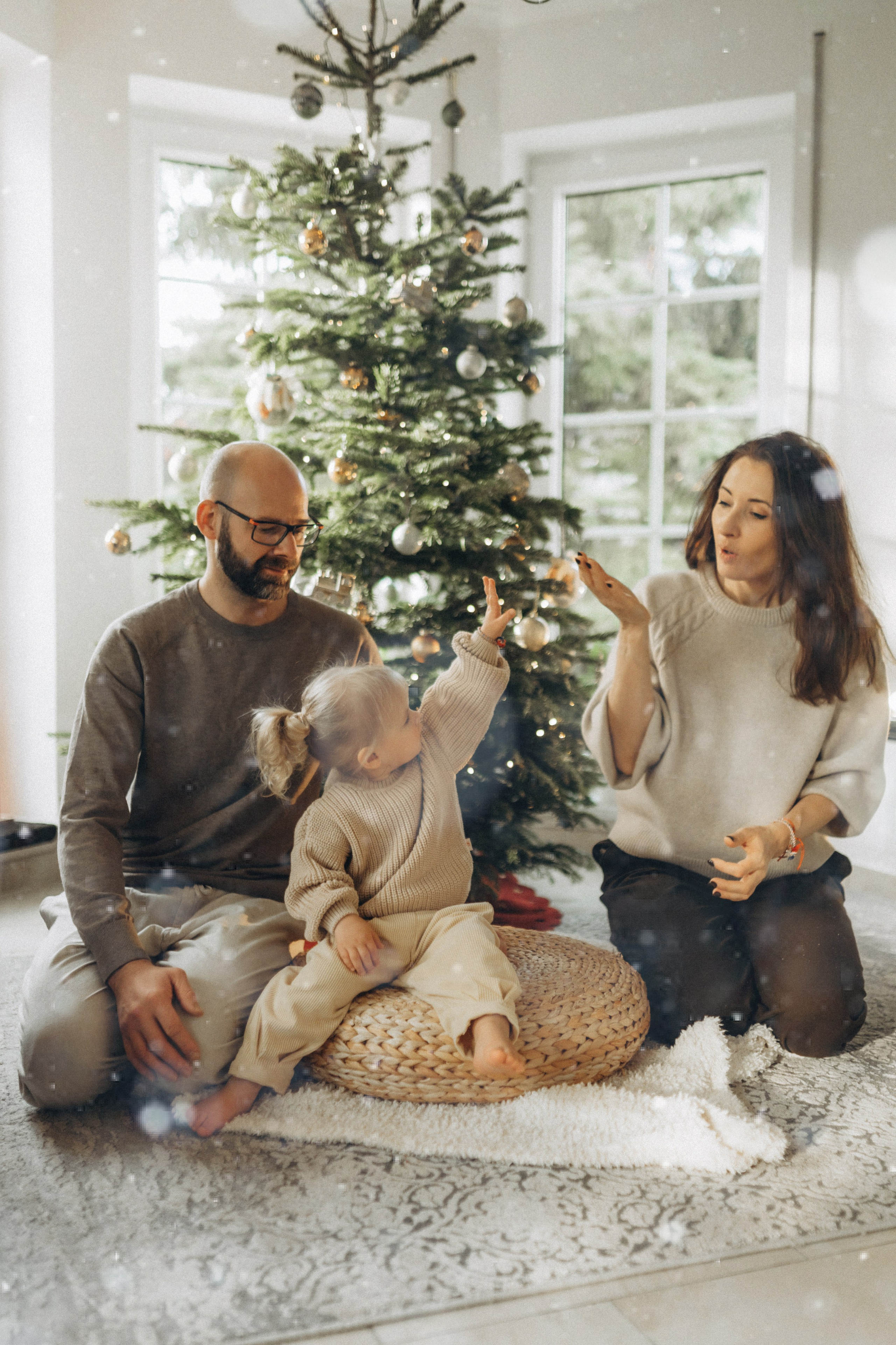 Новогодняя домашяя фотосессия. Семейный фотограф Лейпциг, Германия