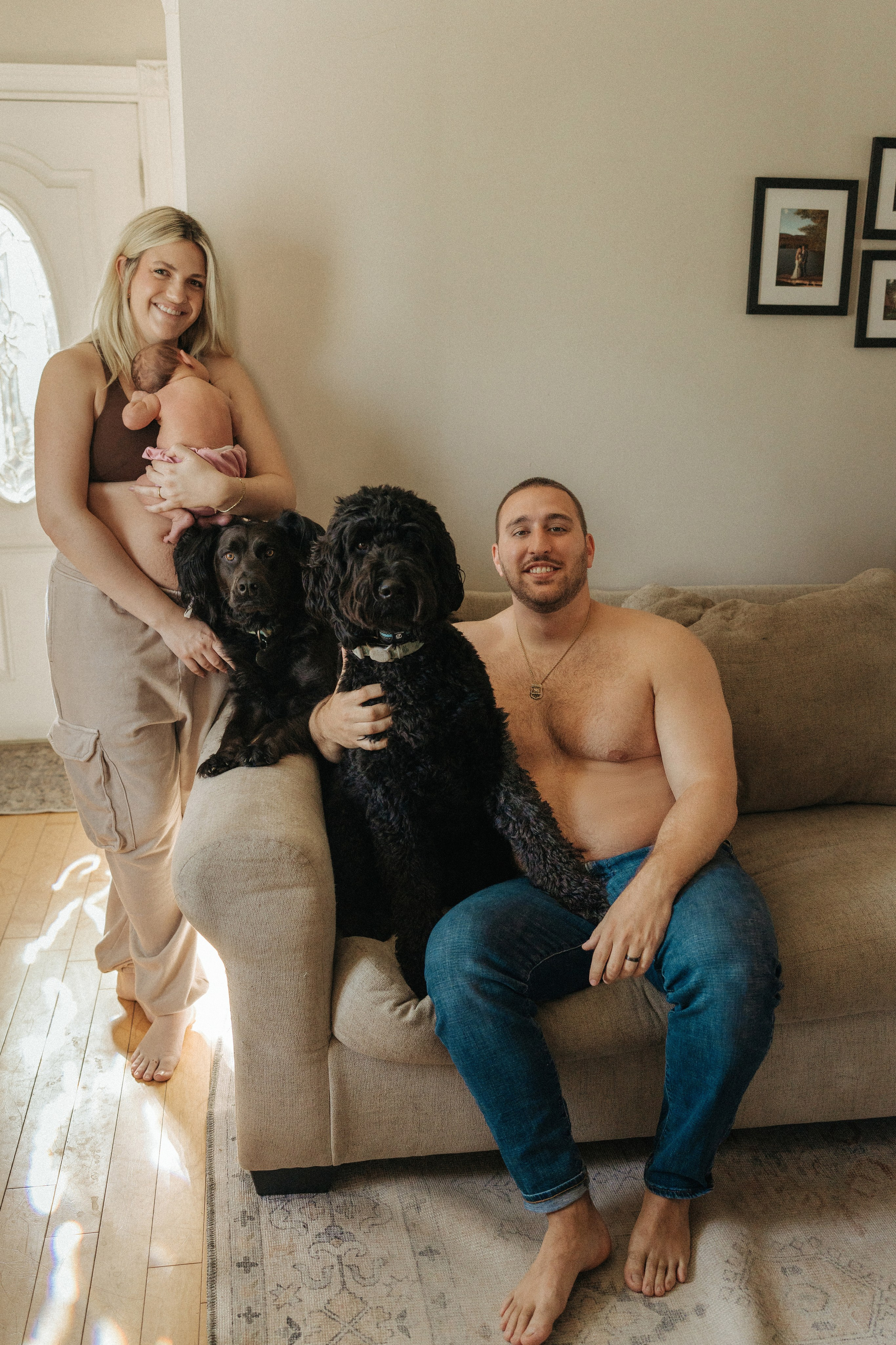 Emily, Kyle, Kinsley. Wedding and family photographer and videographer PA, NJ, NY, DE, MD