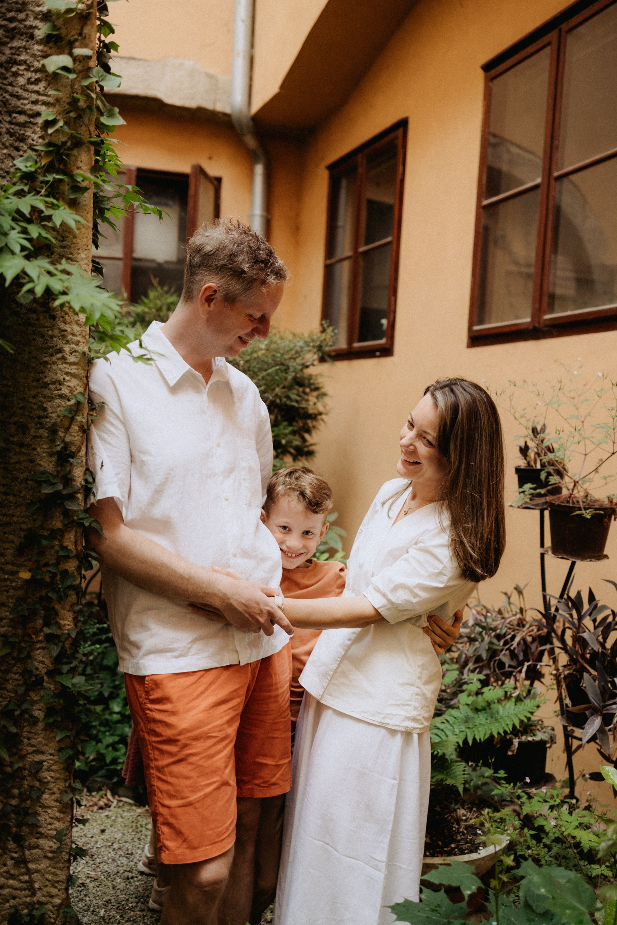Family in the city. Elena Gorobets. Photographer in Zagreb