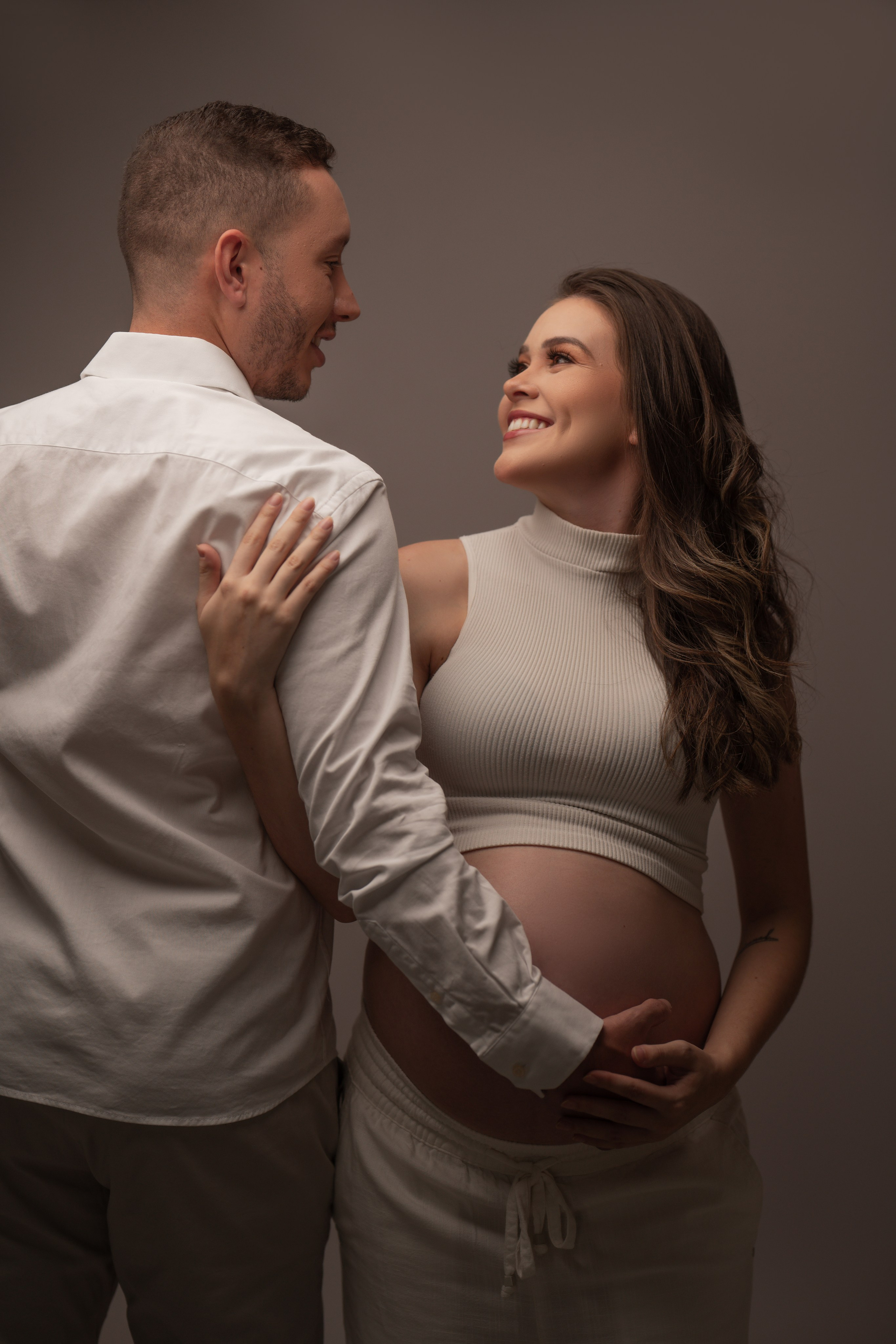 Caroline.Gestante.Estúdio. Fotógrafo de Casamento, grávida, Retrato, Corporativo